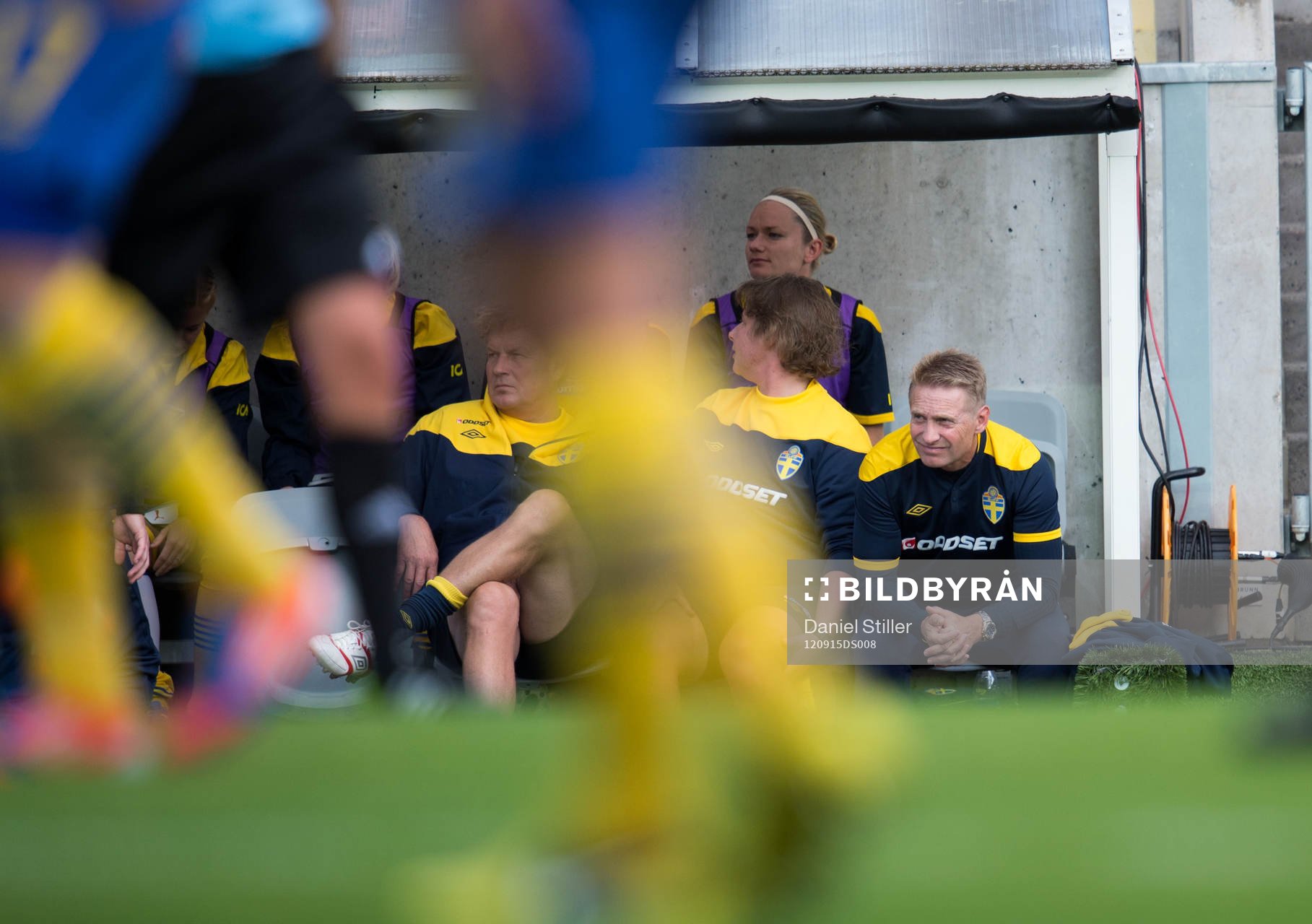 Fotboll, Träningslandskamp, Dam, Sverige - Holland: Thomas Dennerby, förbundskapten Sverige
