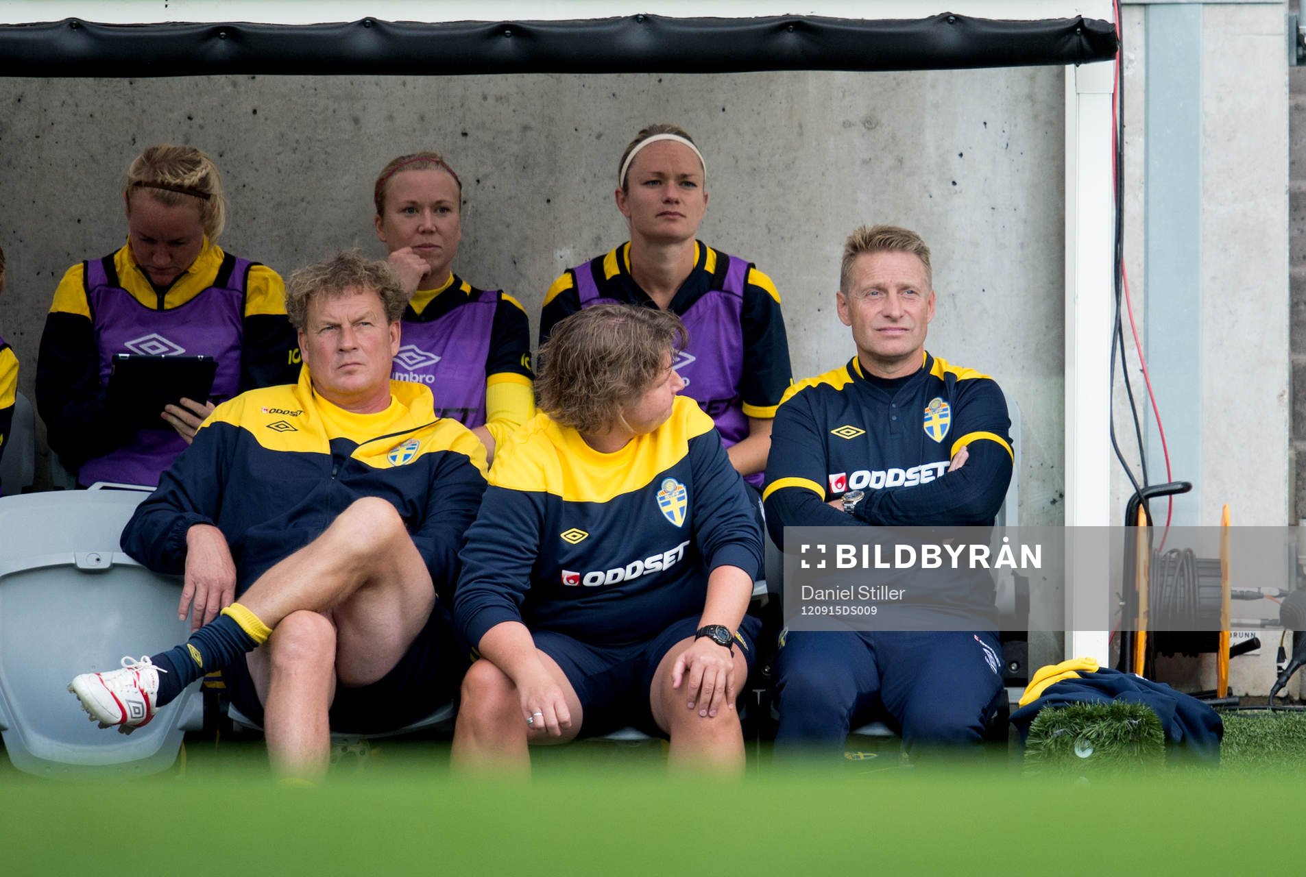 Fotboll, Träningslandskamp, Dam, Sverige - Holland: Thomas Dennerby, förbundskapten Sverige