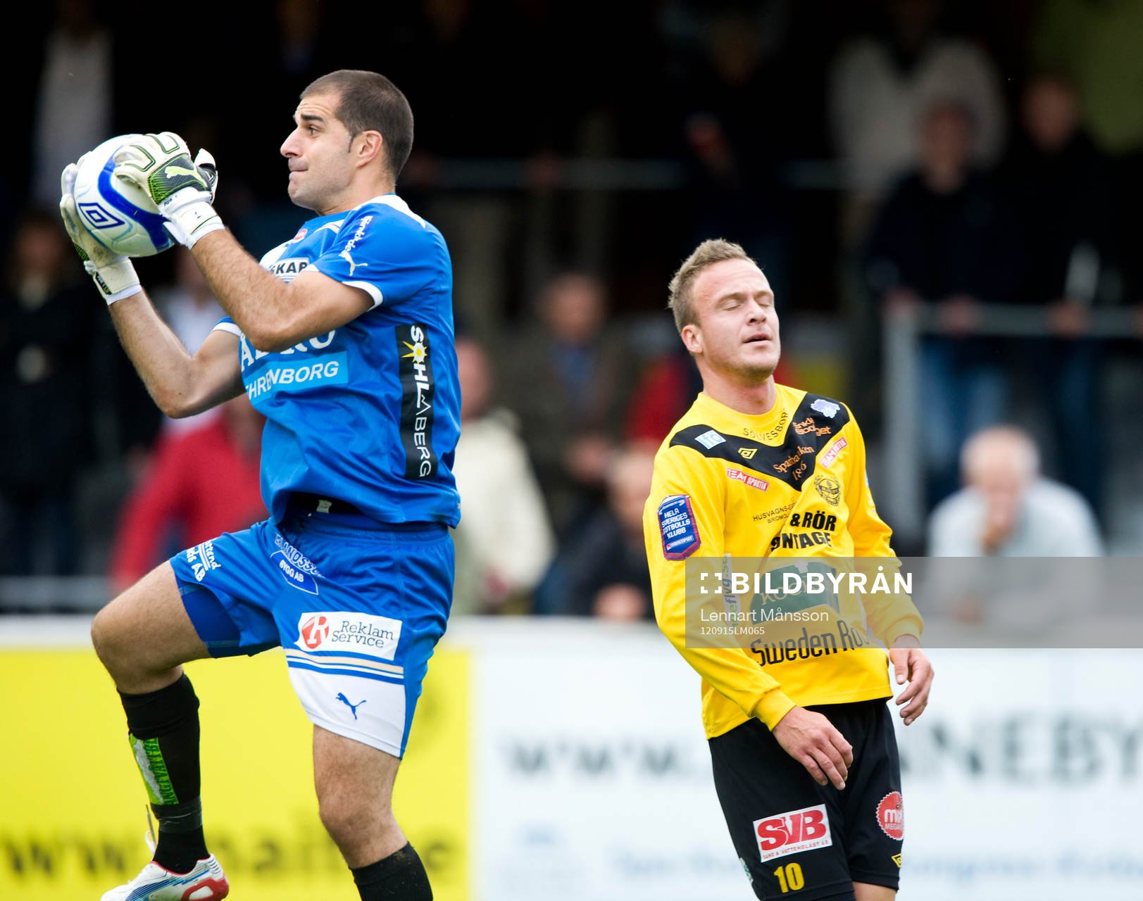 Dime Jankulovski, målvakt, Gais, Marcus Ekenberg, snuvad