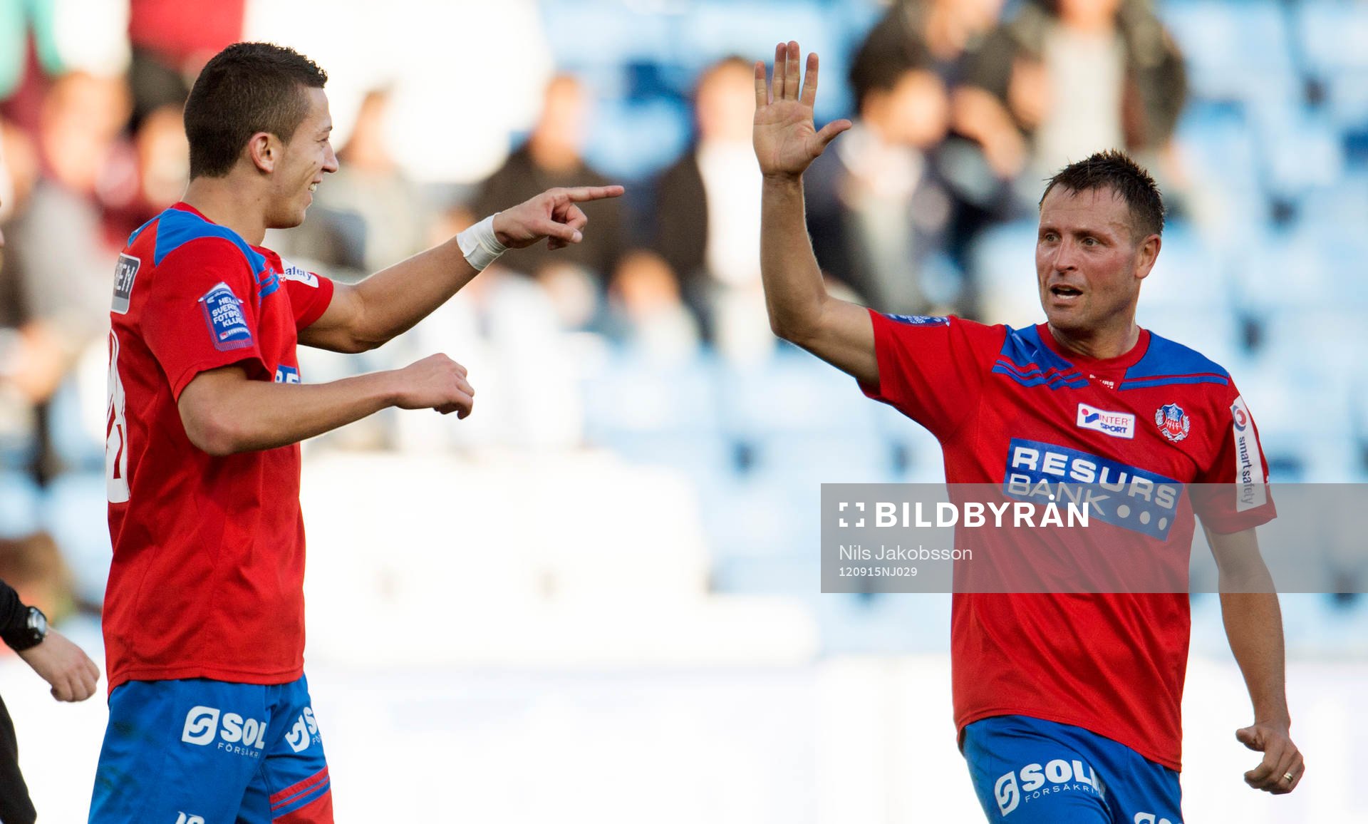Nikola Djurdjic, Erik Wahlstedt, Helsingborg jubel