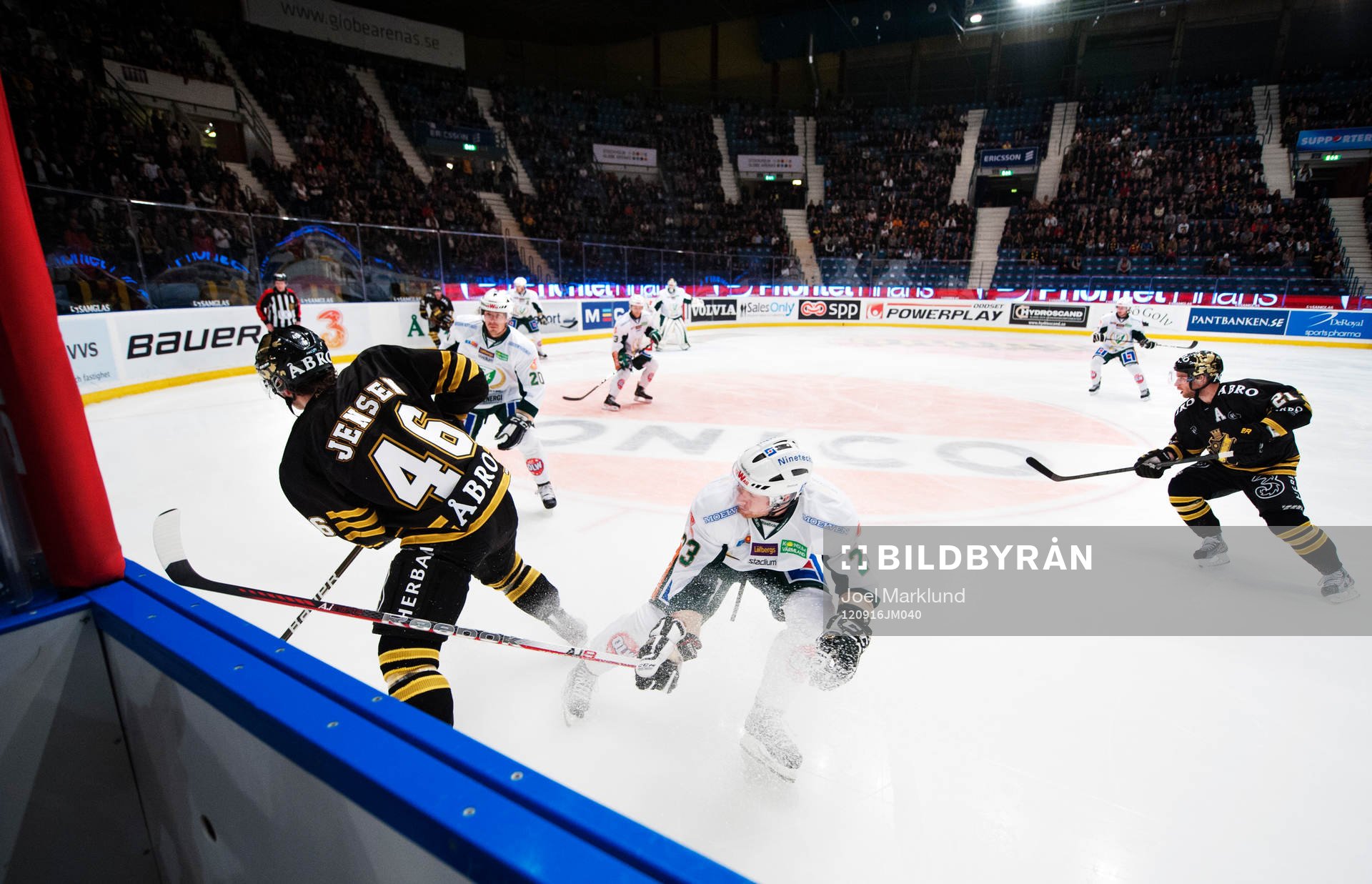Nicklas Jensen, AIK, och Martin Røymark, Färjestad