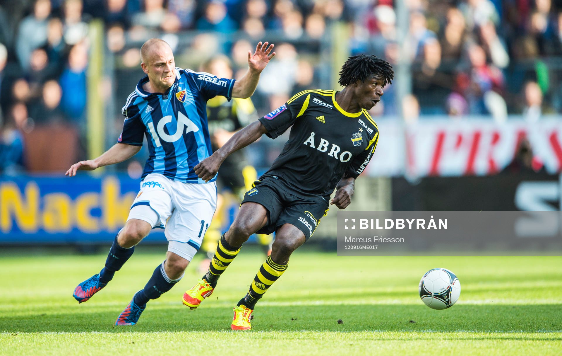 Daniel Sjölund, Djurgården och MOhamed Bangura, AIK