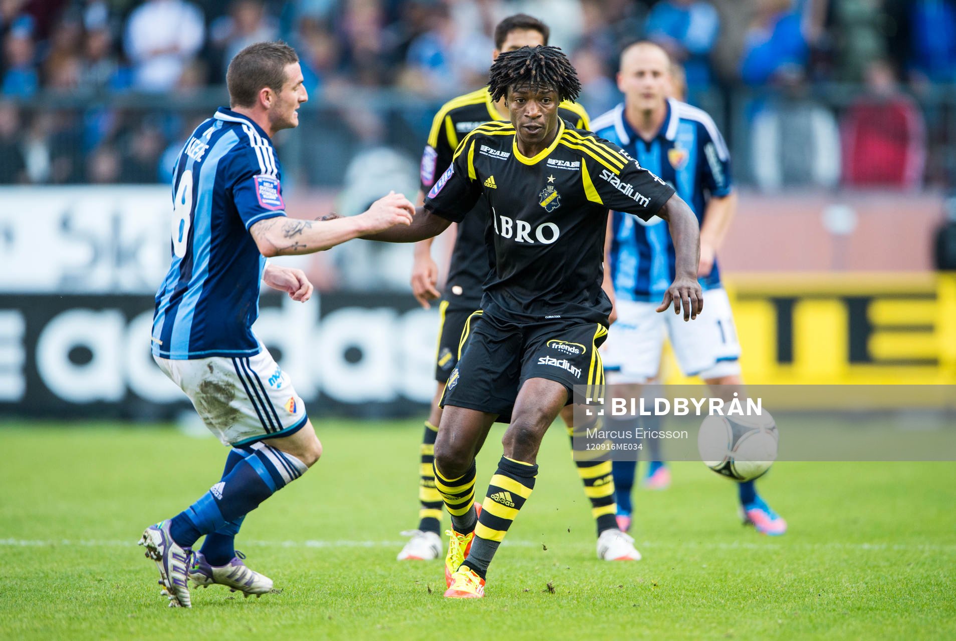 James Keene, Djurgården och Mohamed Bangura, AIK