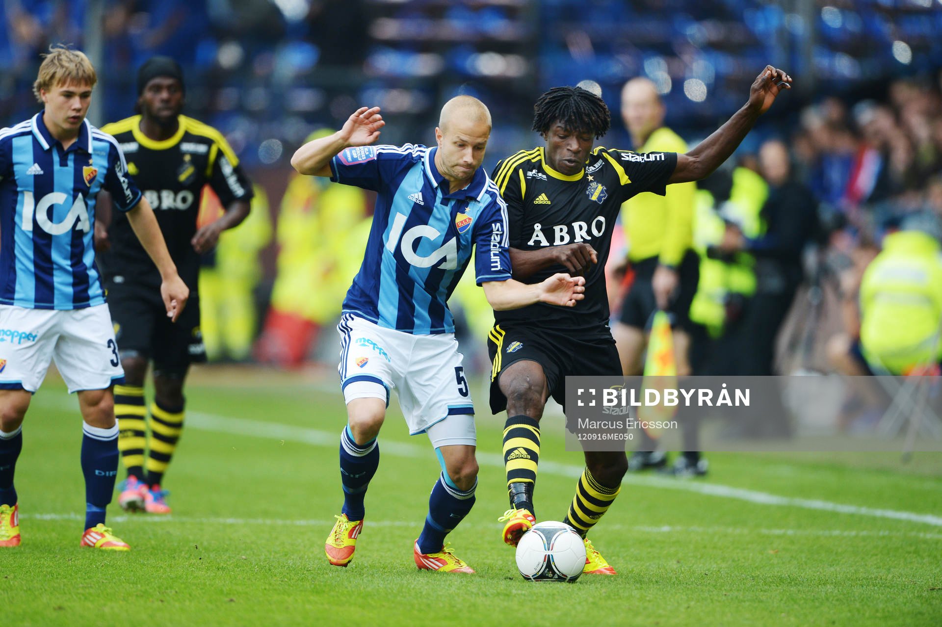 Petter Gustafsson, Djurgården och Mohamed Bangura, AIK