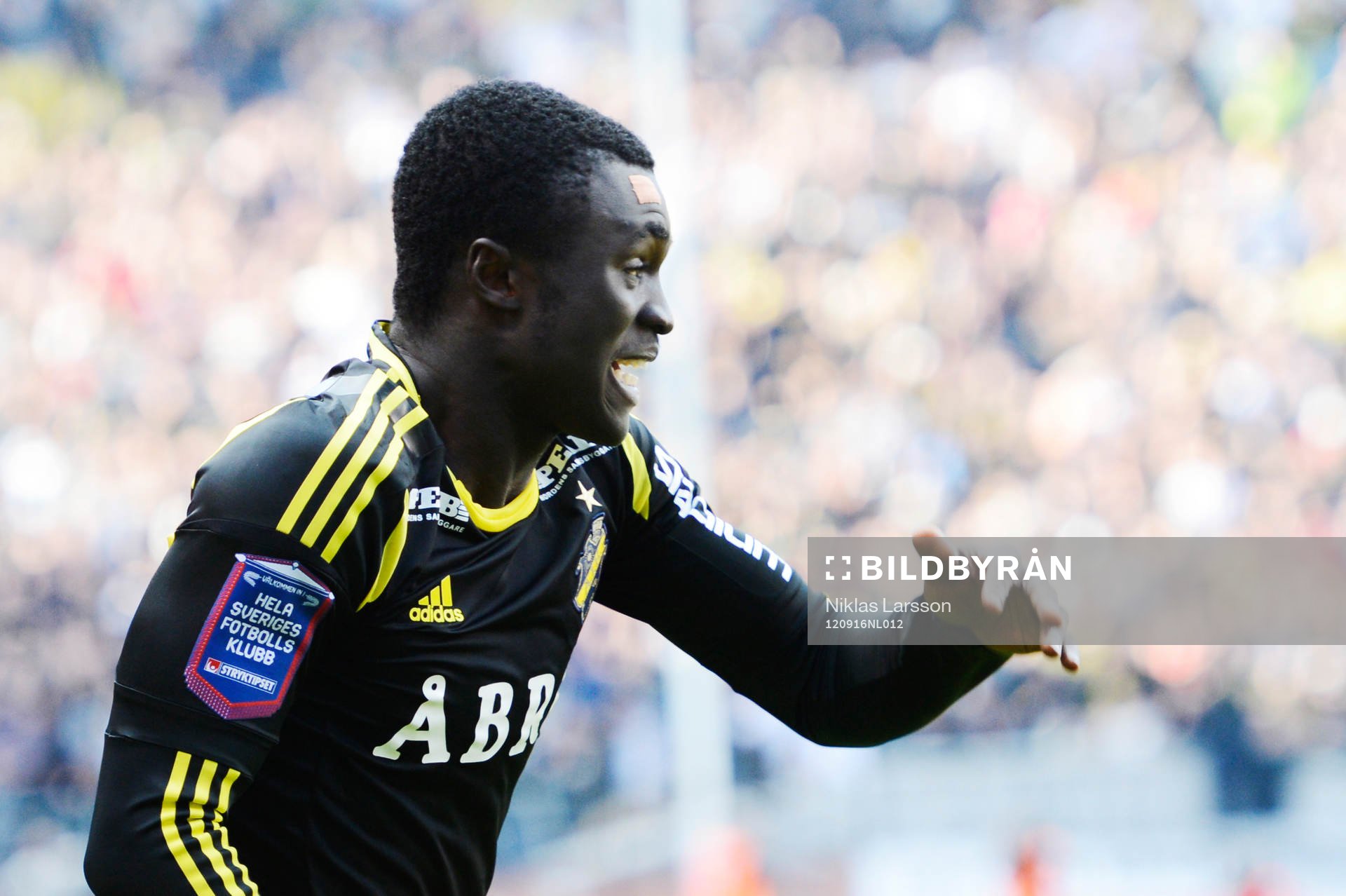  Karakari, AIK, jubel efter 0-1