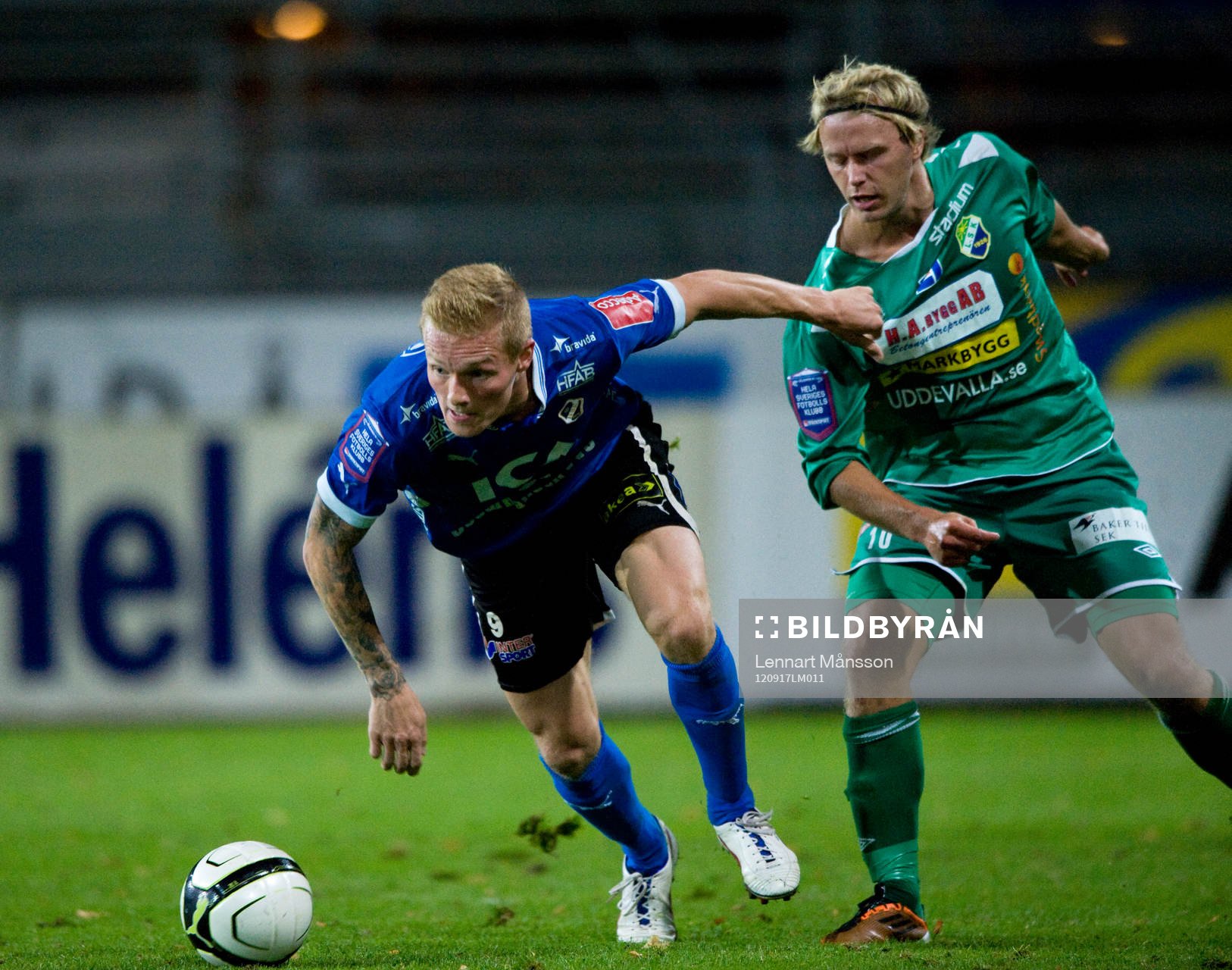 Gudjon Baldvinsson, Halmstad och David Bennhage, Ljungskile