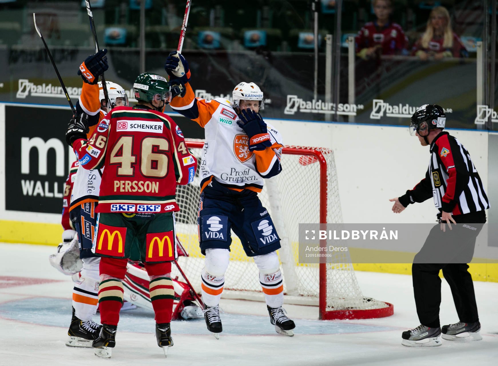 Robert Rosén kvitterar till 1-1. Johan Andersson till
