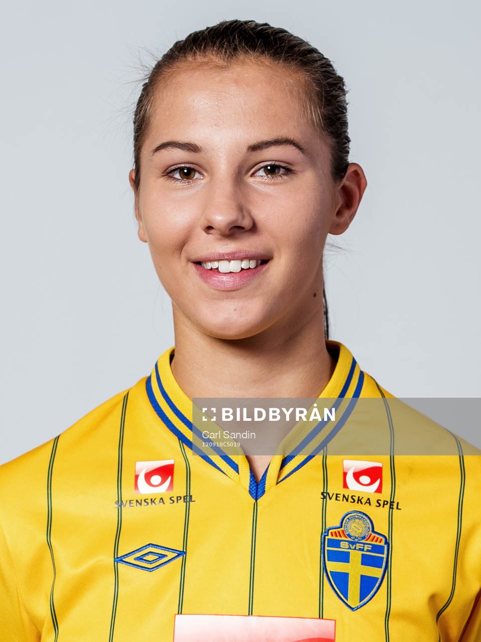 Fotboll, Dam, Landslag, F18/94, Porträtt: Nellie Karlsson, Sverige.