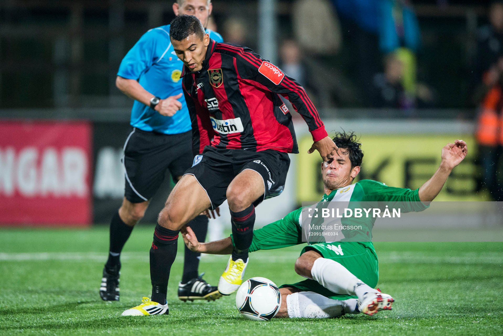 Nabil Bahoui, BP och Sebastian Bojassen, Hammarby