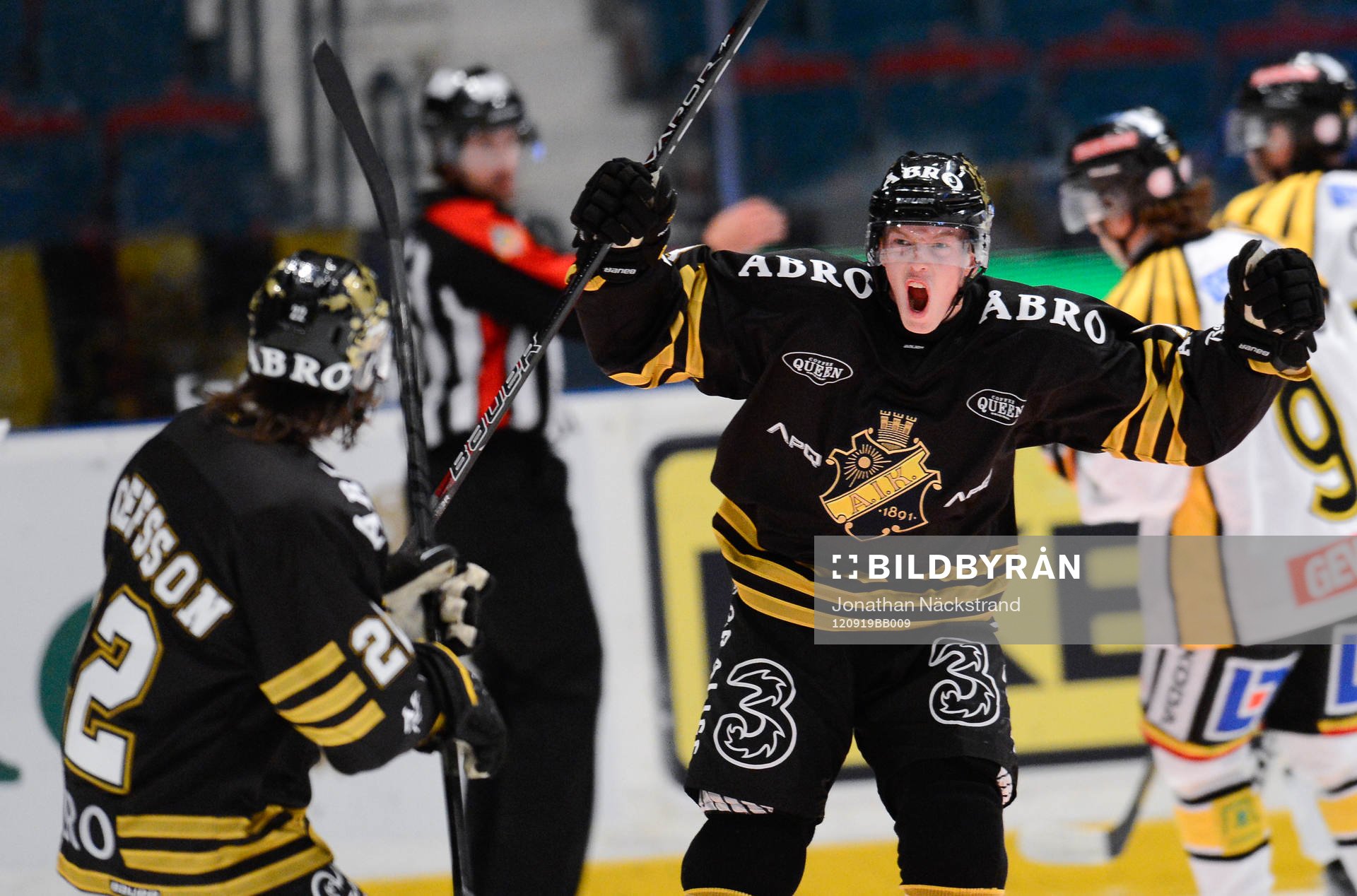 AIK Joakim Nordström, jublar