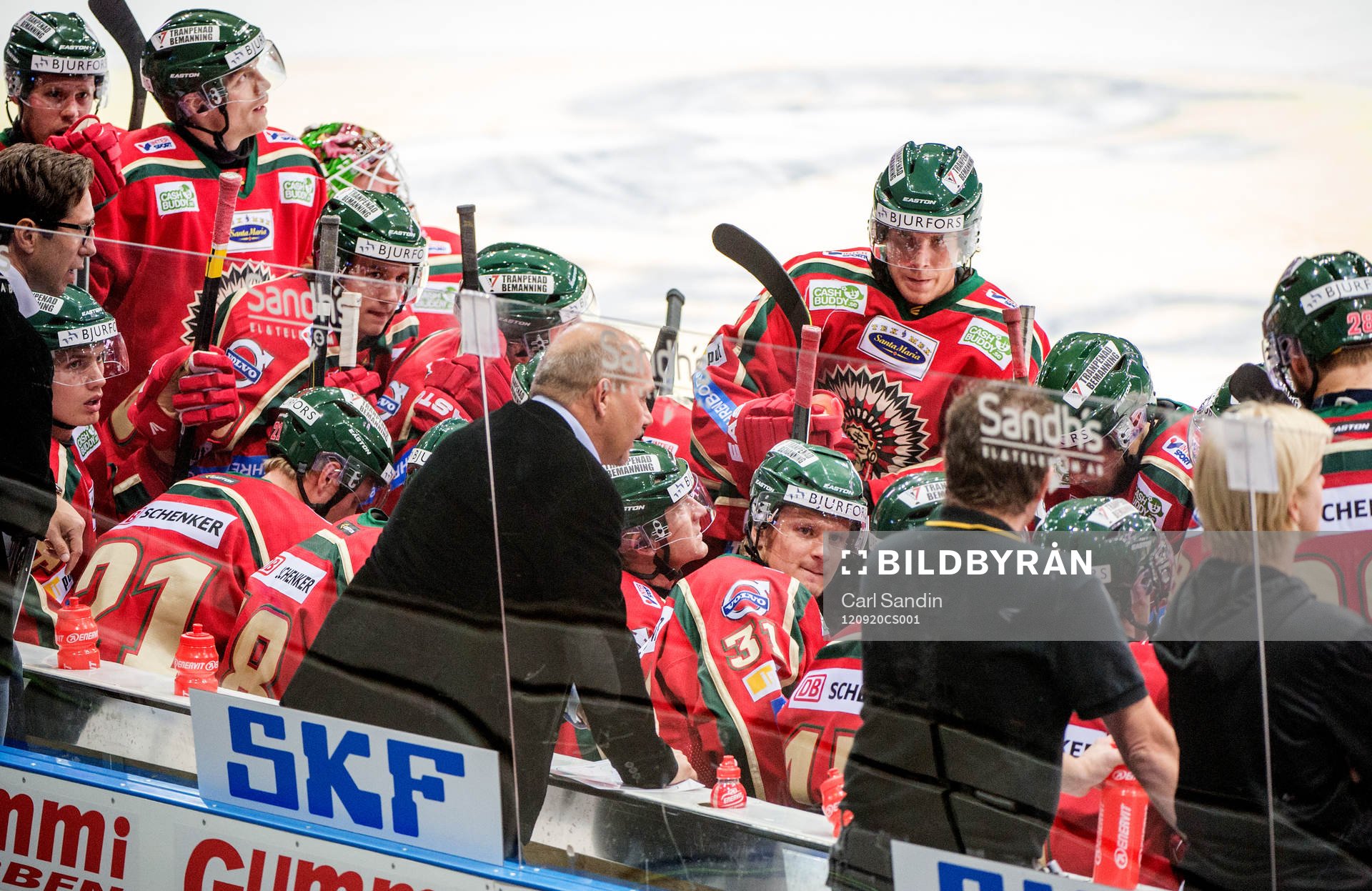 Kent Johansson, tränare Frölunda, tar timeout