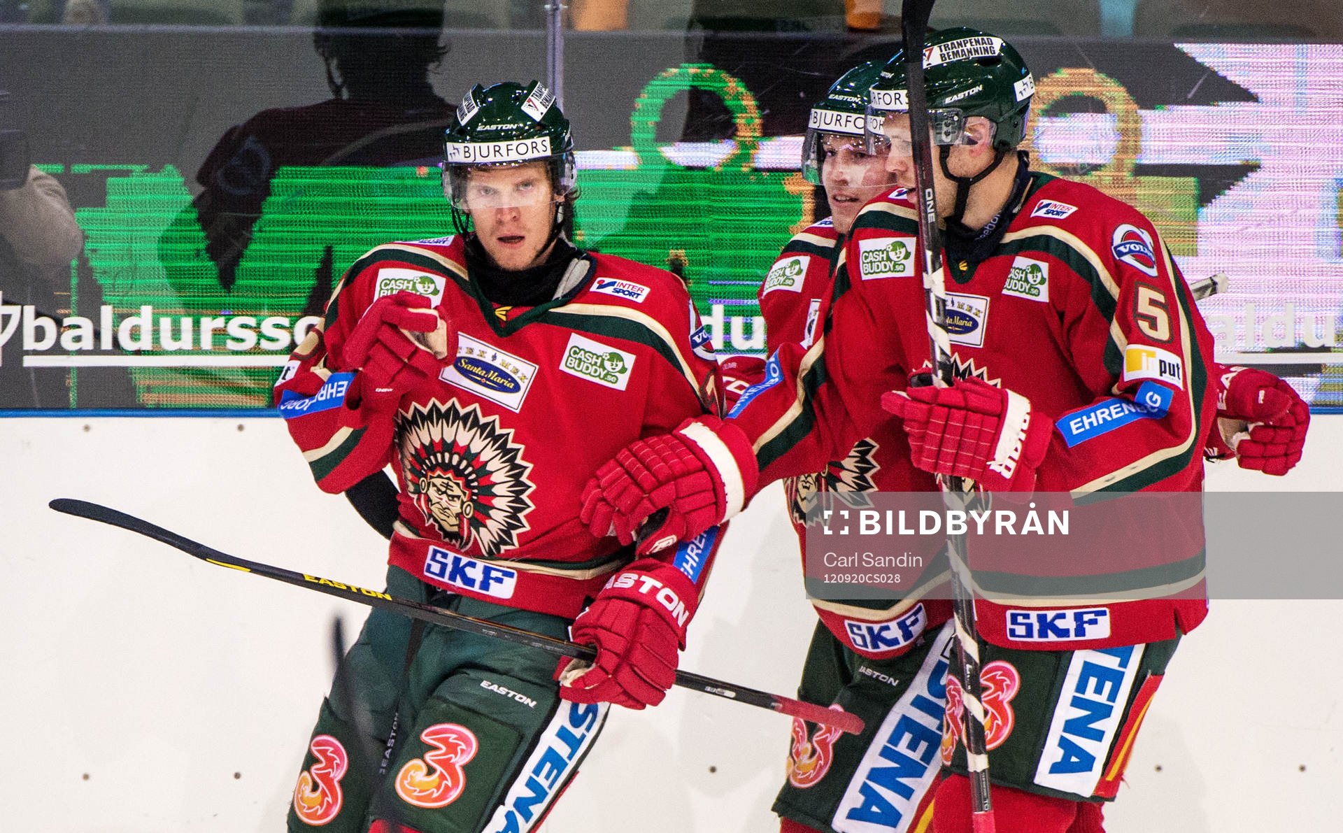 Anton Axelsson, Frölunda, jublar