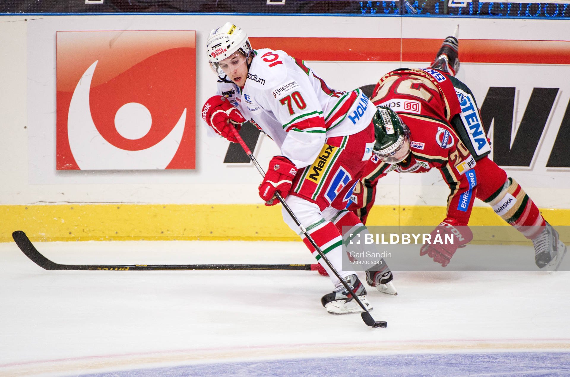 Joel Lundqvist, Frölunda, faller