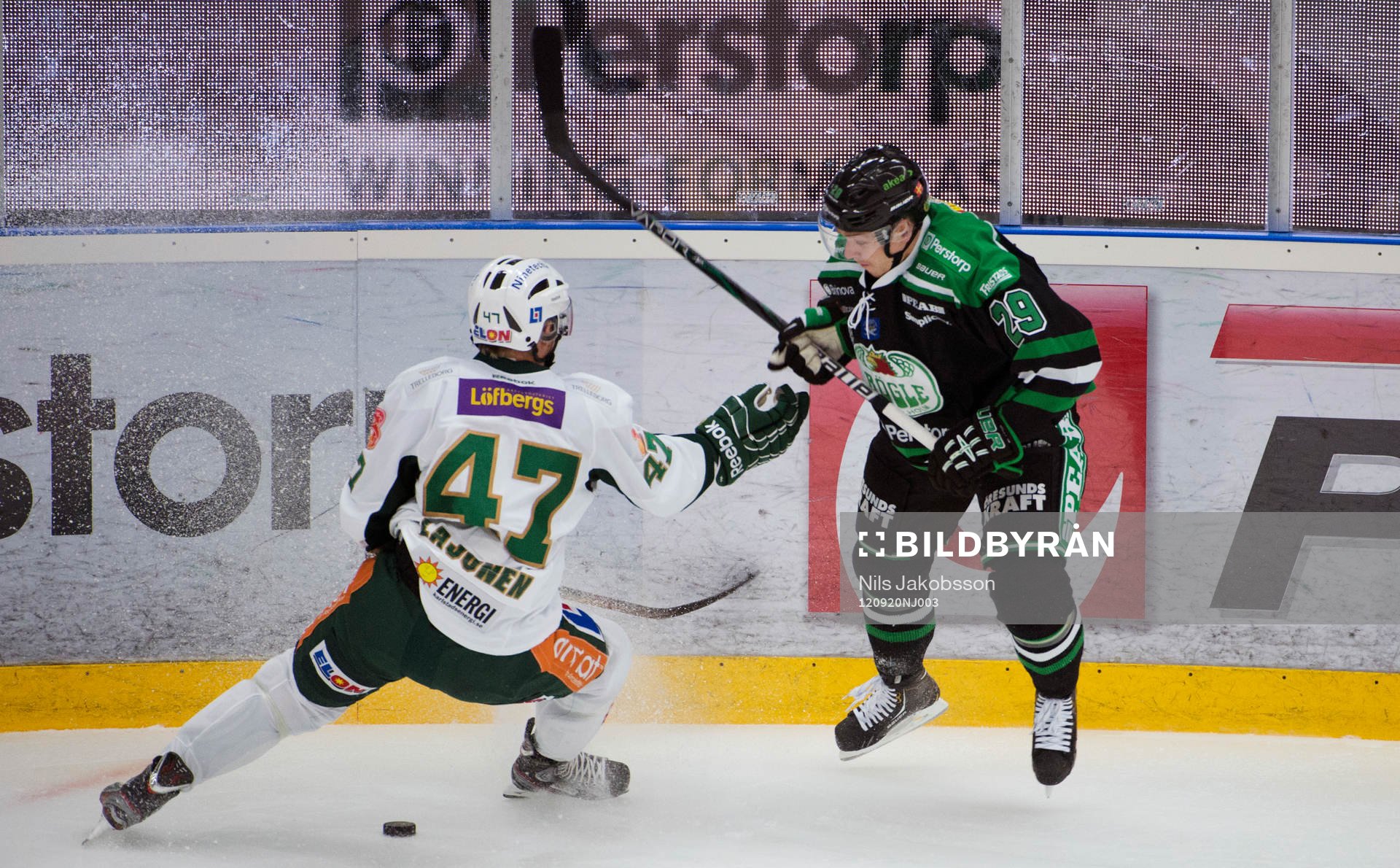 Ville Lajunen, Färjestad, Alexander Barta, Rögle