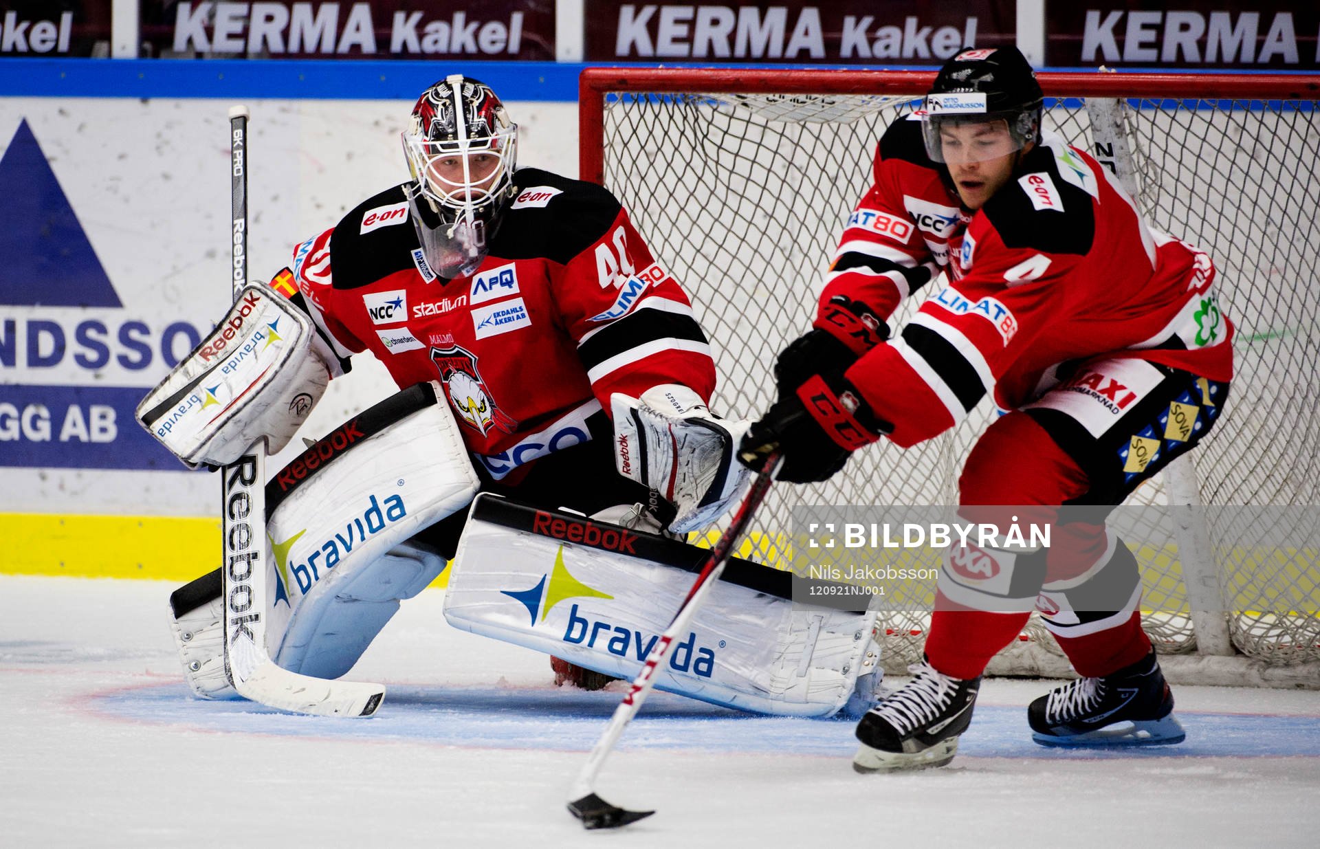 Pontus Sjögren, målvakt, Mads Bödker, Malmö Redhawks