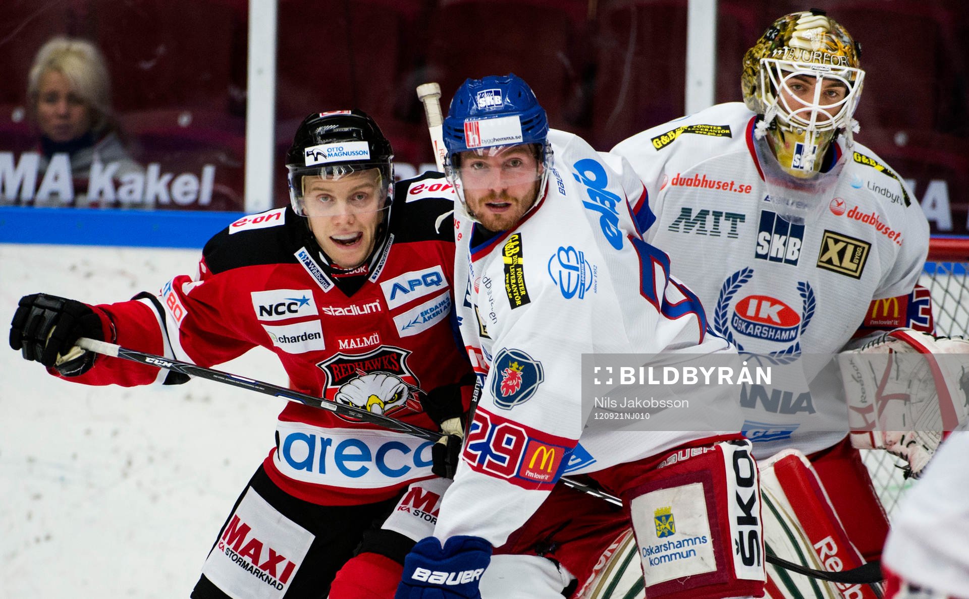 Sebastian Meijer, Malmö Redhawks, Linus Morin, Linus