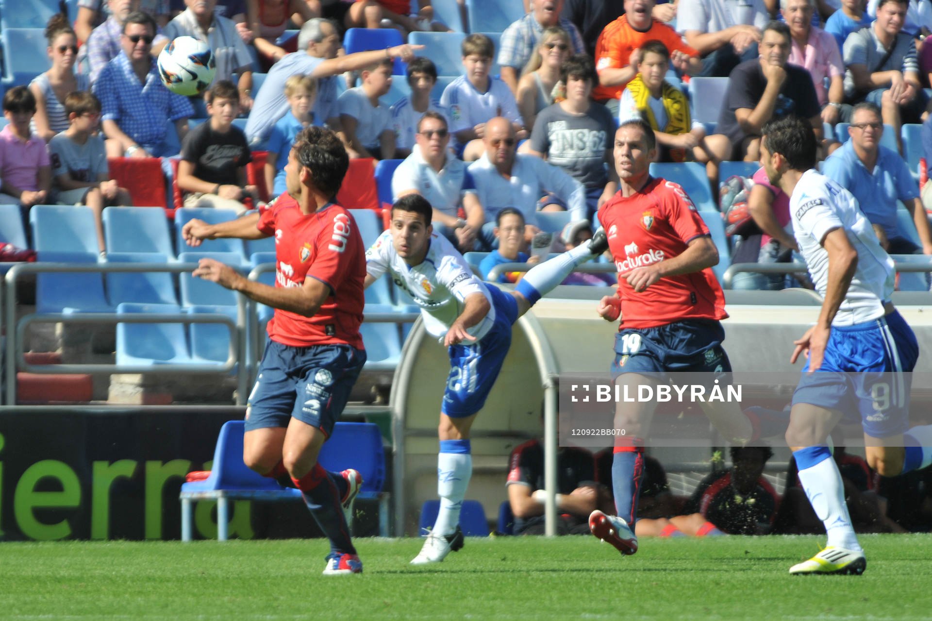 Fotboll, La Liga (Spansk Liga) Real Zaragoza vs. Atlético