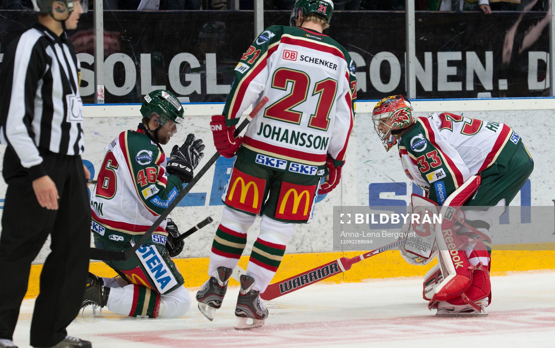 Christoffer Persson, Mikael Johansson, Julius Hudacek,
