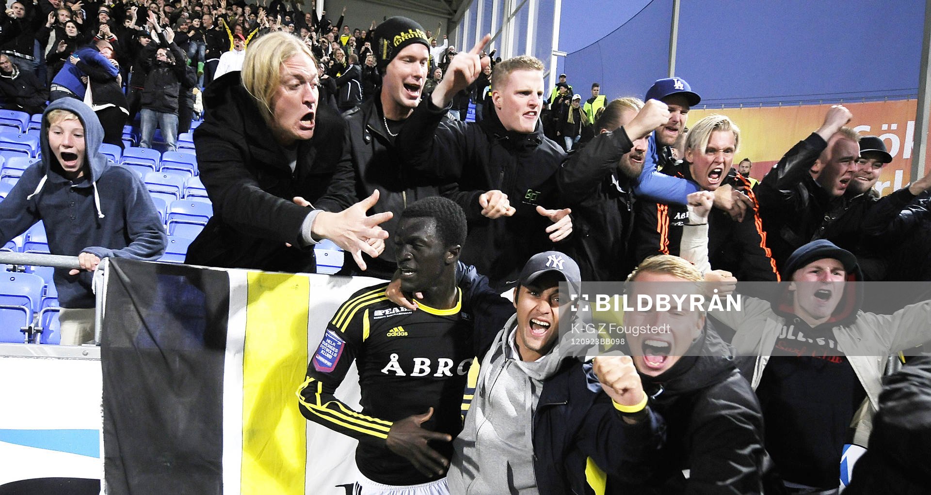 Kwame Amponsah Karikari gör ledningsmålet 1-2