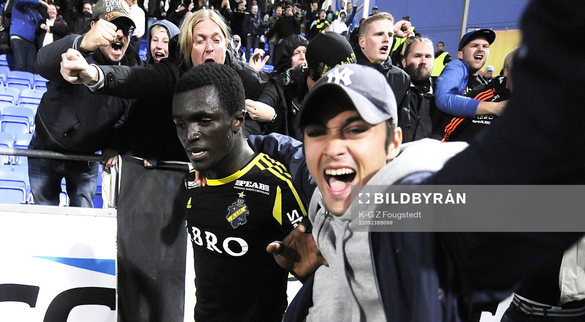 Kwame Amponsah Karikari gör ledningsmålet 1-2