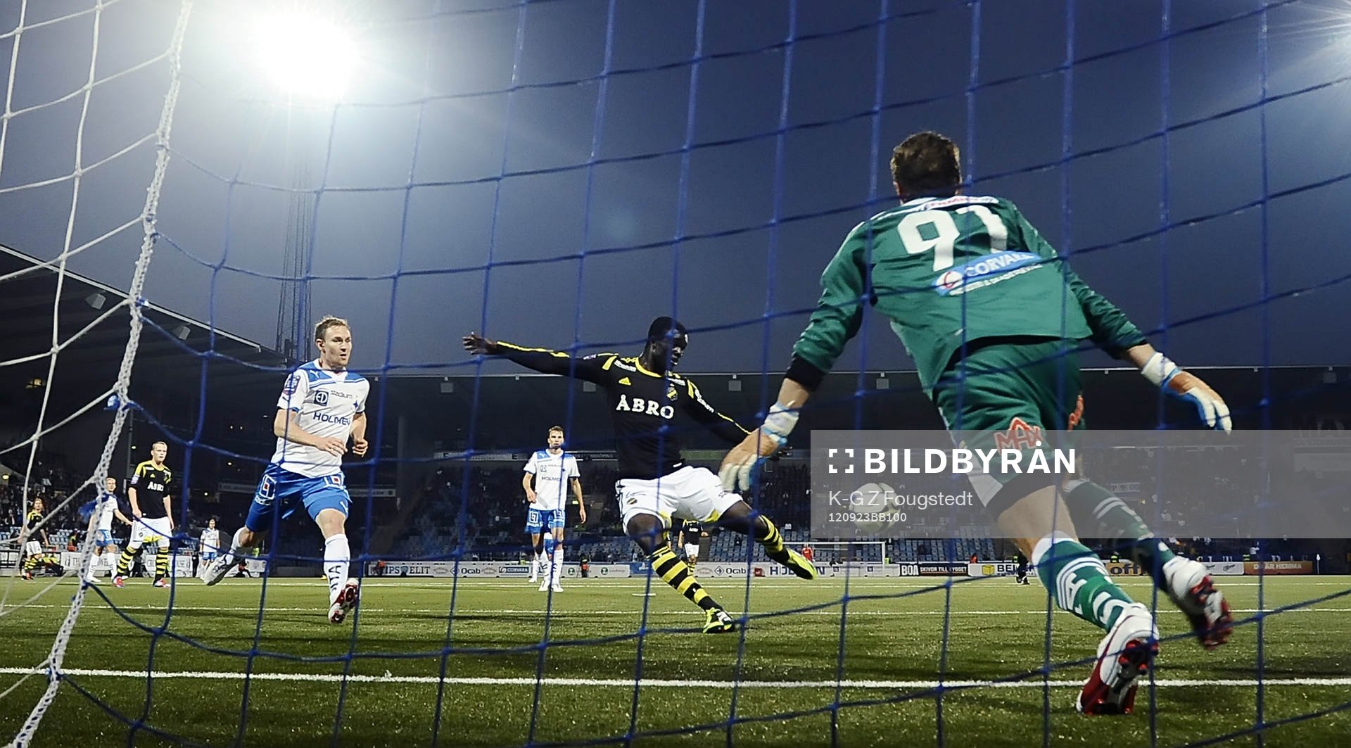 Kwame Amponsah Karikari gör ledningsmålet 1-2