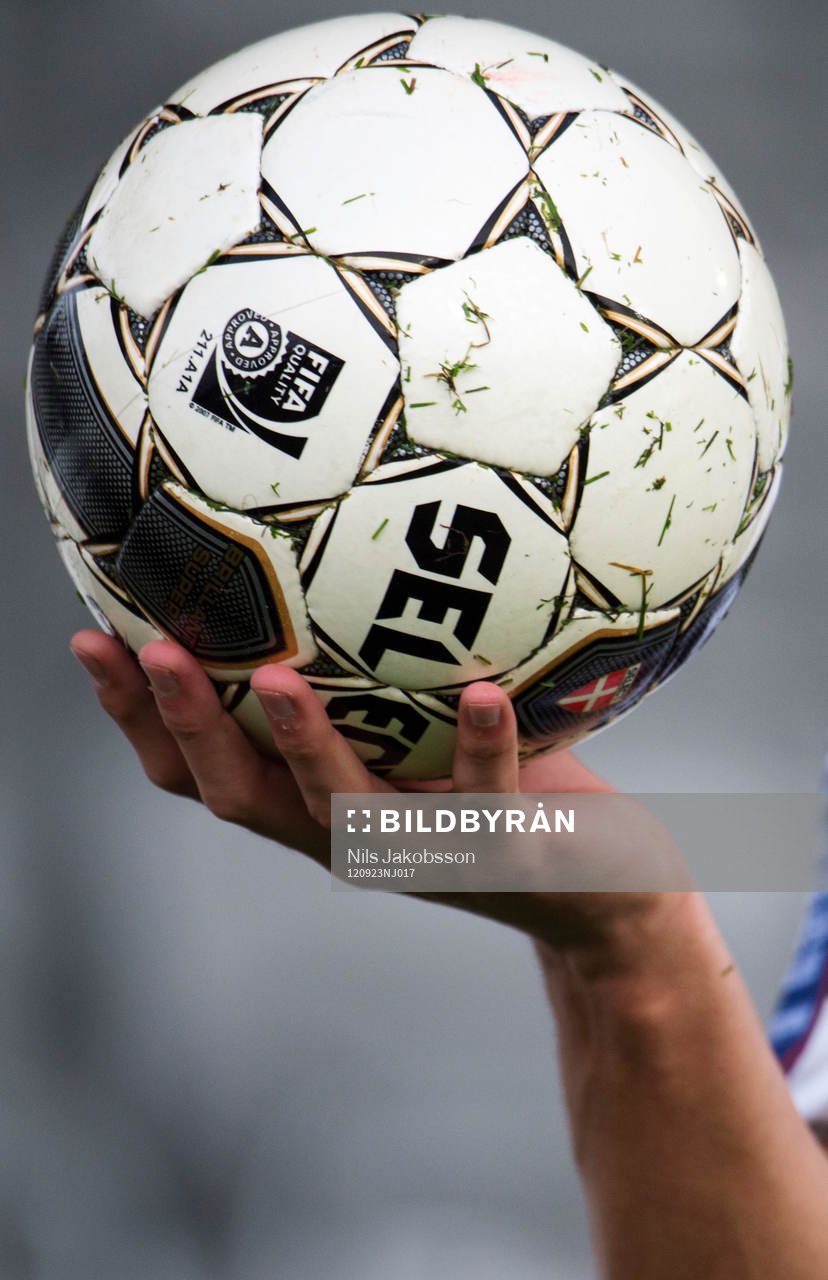 fotboll, boll, inkast