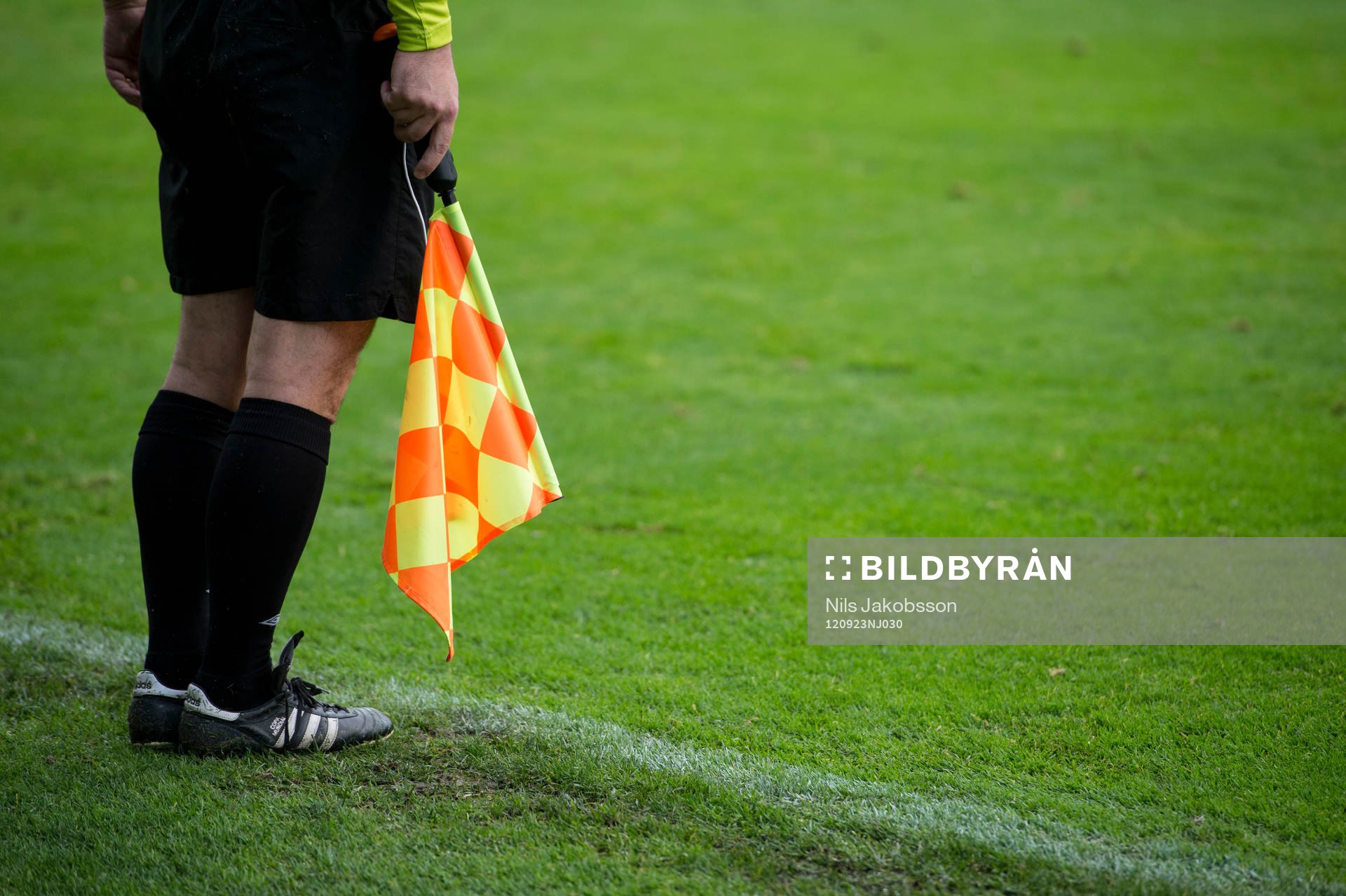 offside, linjedomare, domare, flagga