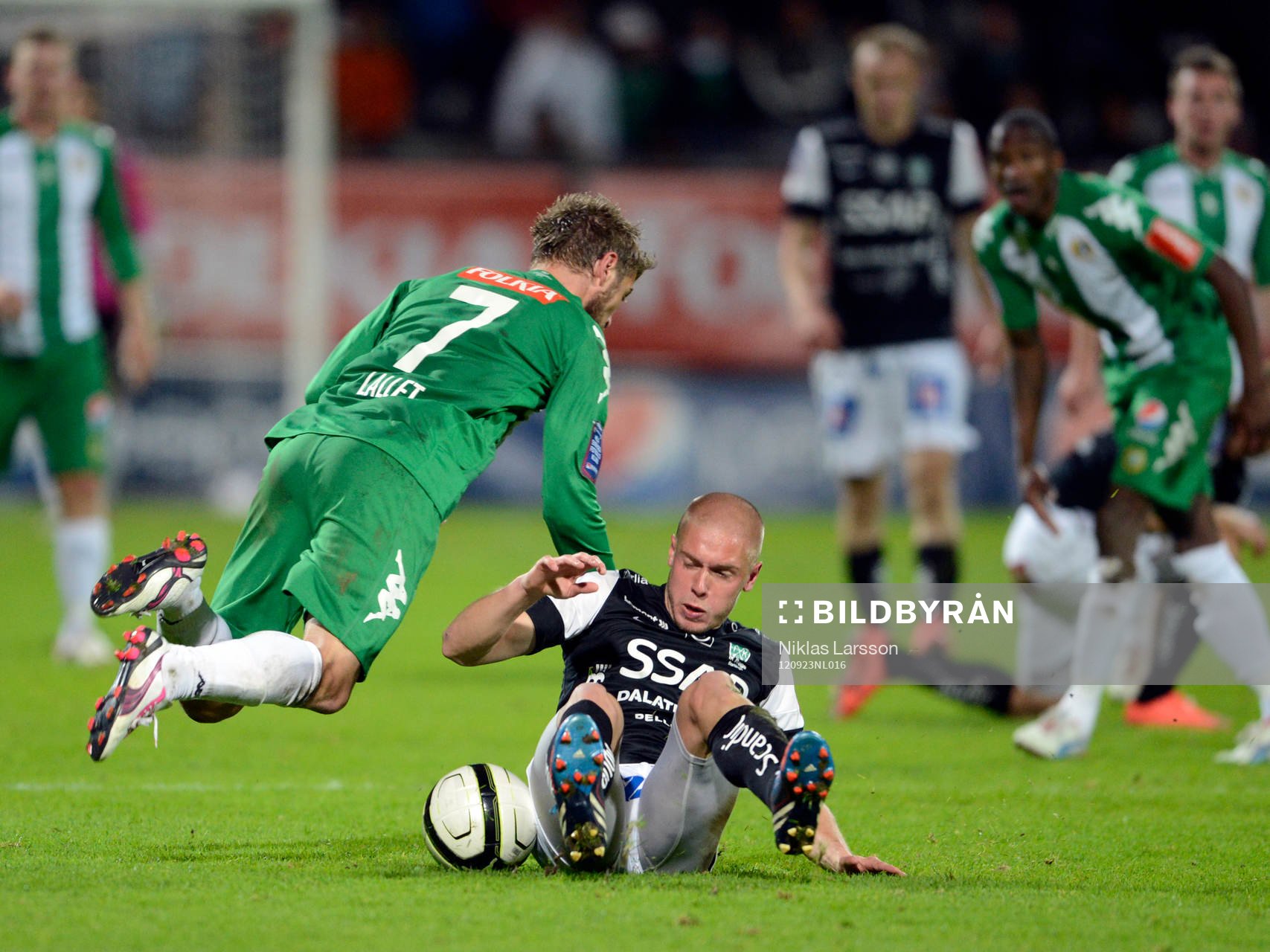 Fotboll, Superettan, Hammarby - Brage: Christoffer Lallet, Hammarby