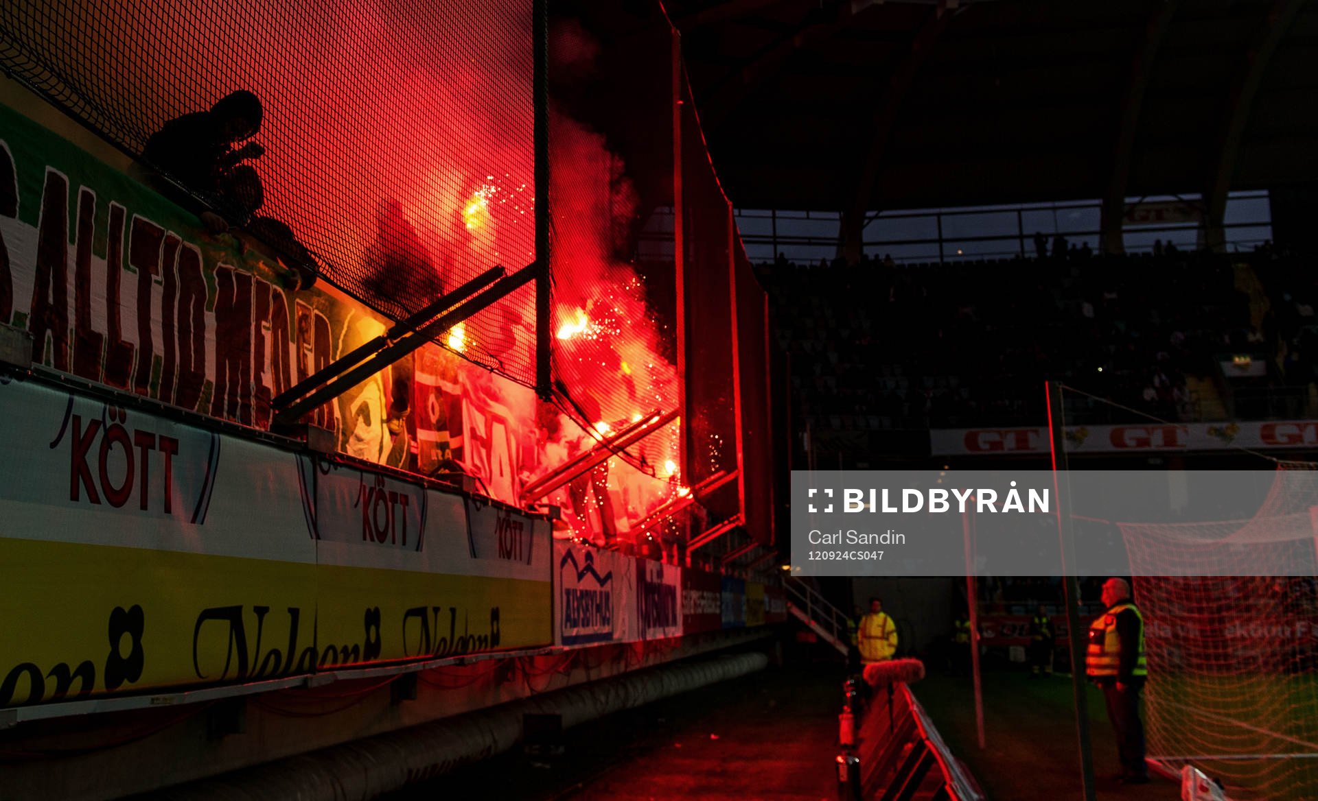 GAIS-klacken tände bengaler innan matchen som fick skjutas