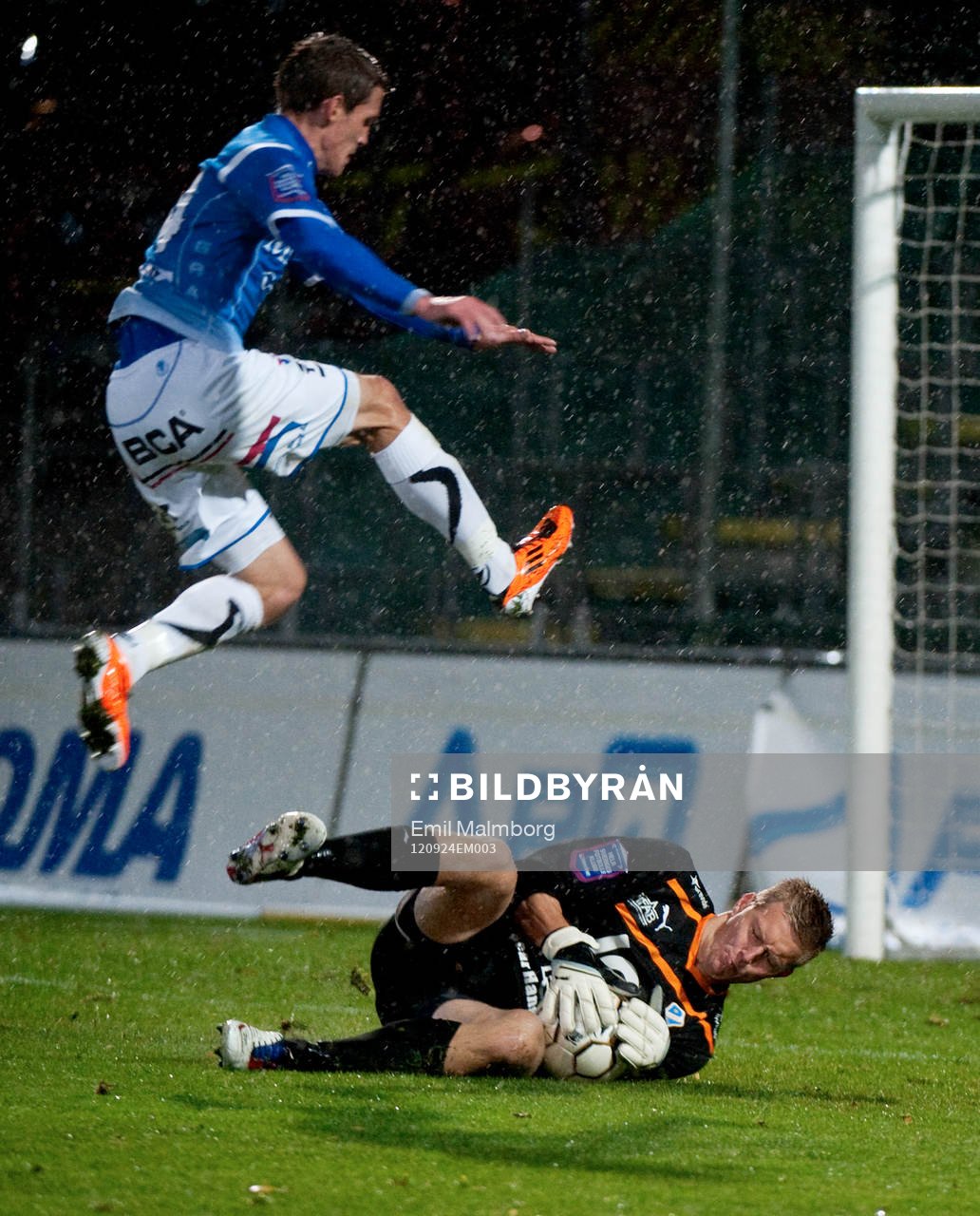 Andreas Grahm, Trelleborg och Karl-Johan Johnsson, Halmstad