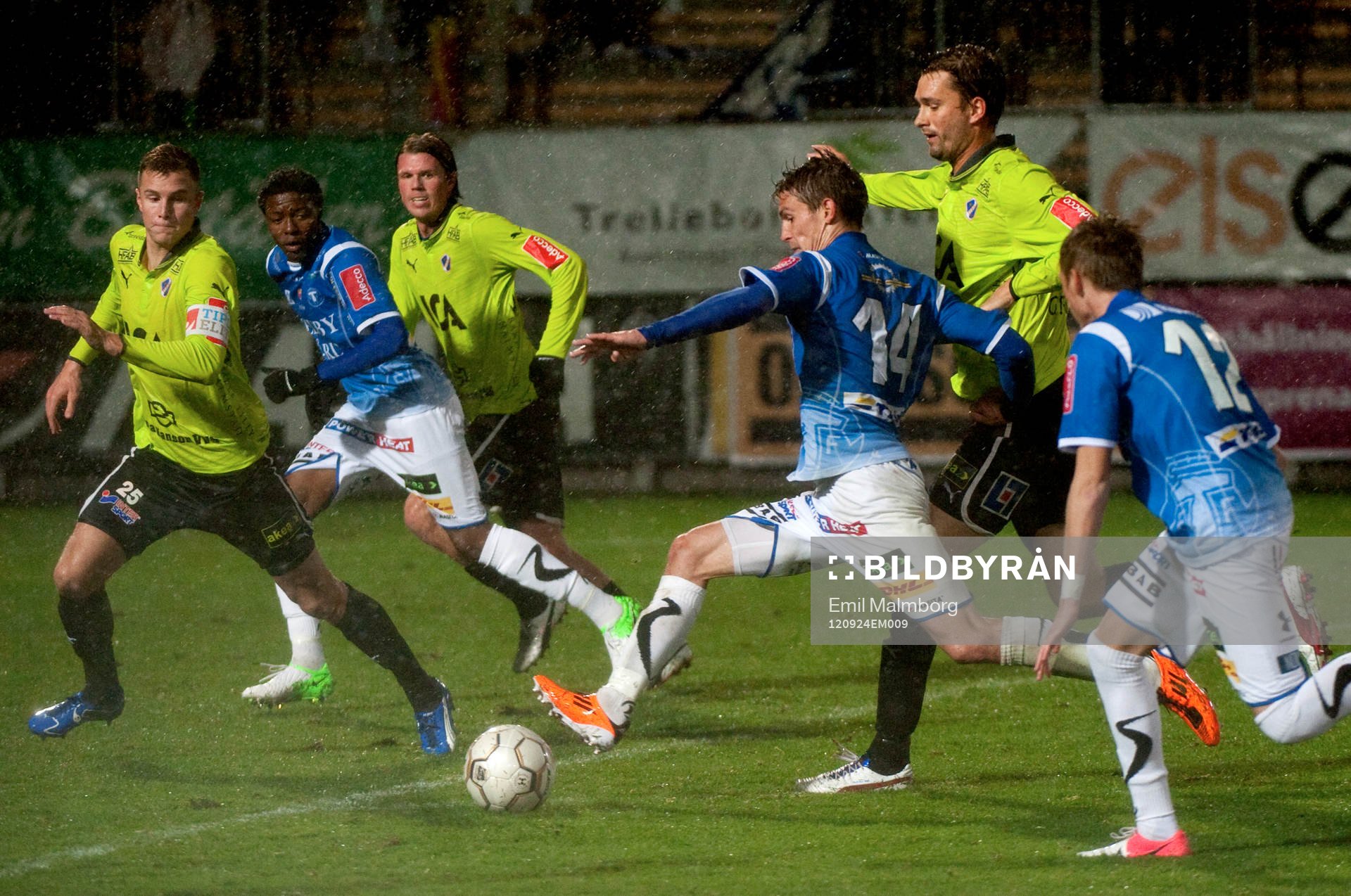 Andreas Grahm, Trelleborg har en chans i slutet av matchen
