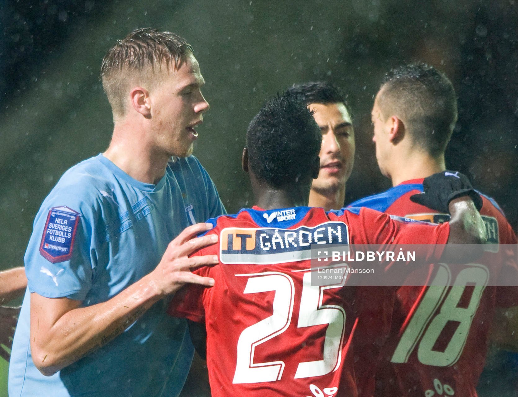 Bråk, Pontus Jansson och Jiloan Hamad, Malmö mot David