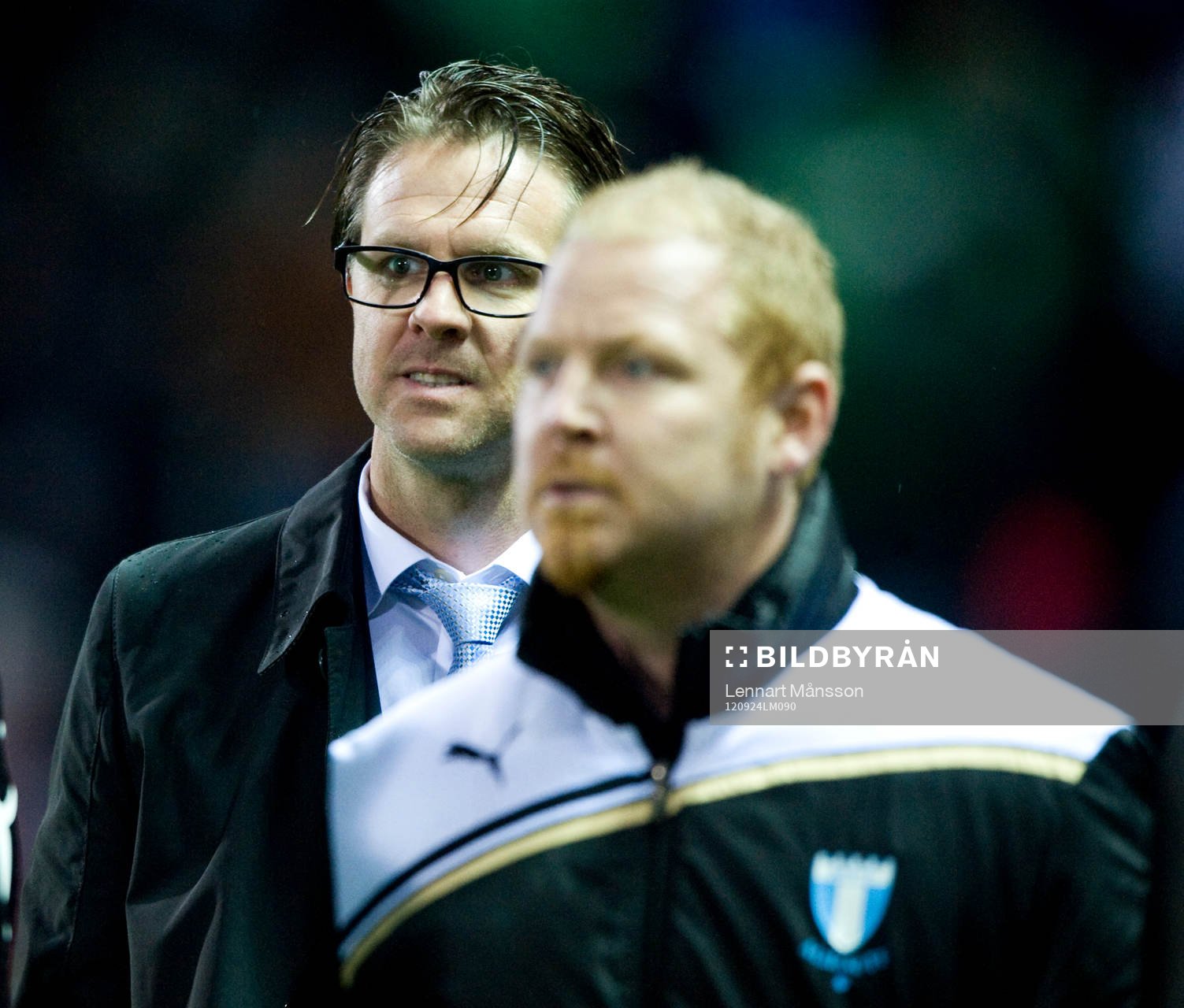 Rikard Norling och Jörgen Pettersson, tränare, Malmö