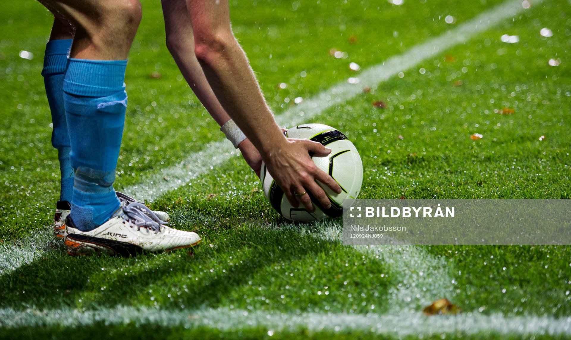 Fotboll, allsvenskan, Helsingborg - Malmö FF: hörna.