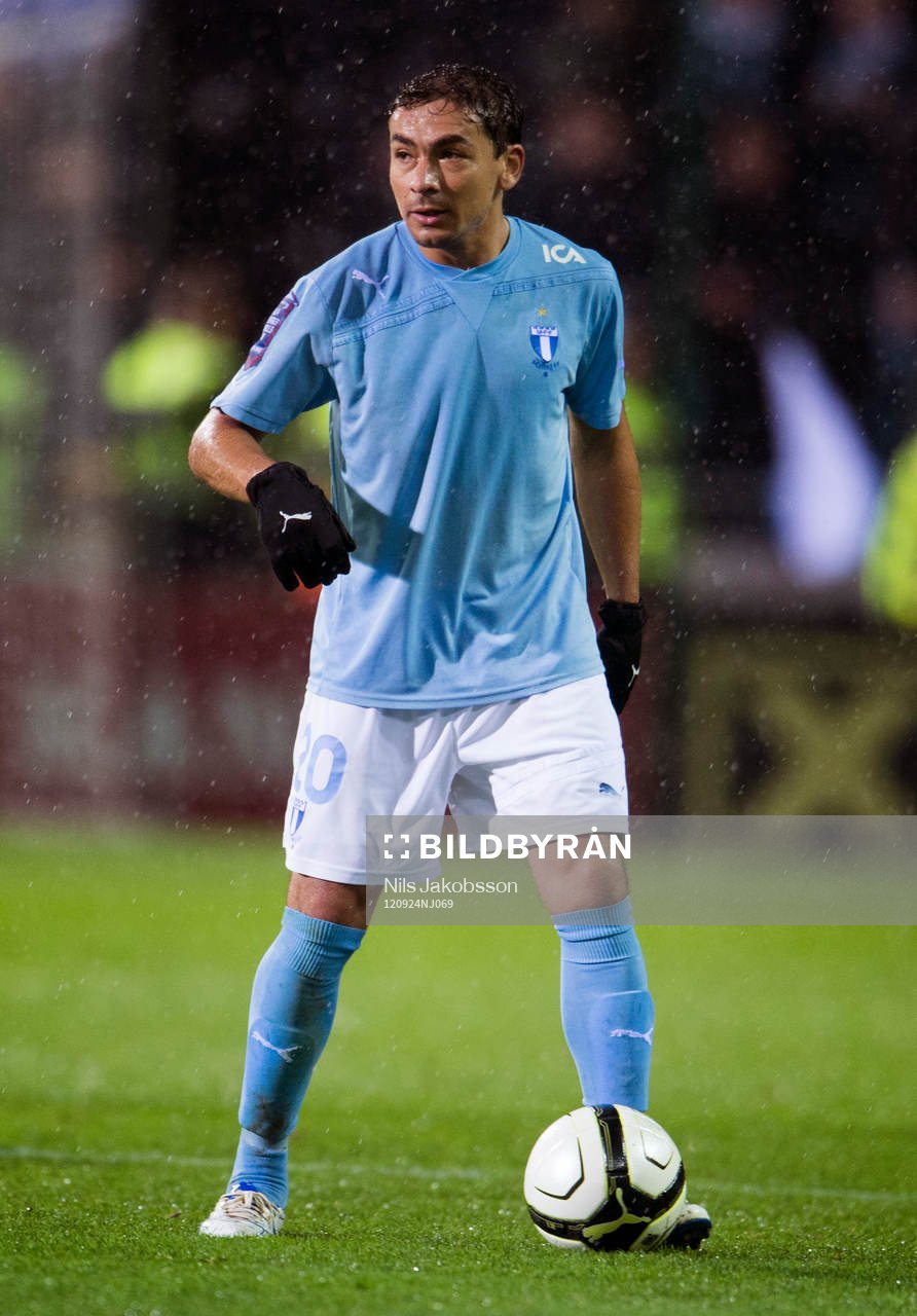 Fotboll, allsvenskan, Helsingborg - Malmö FF: Ricardo Ferreira Da Silva, Malmö FF.