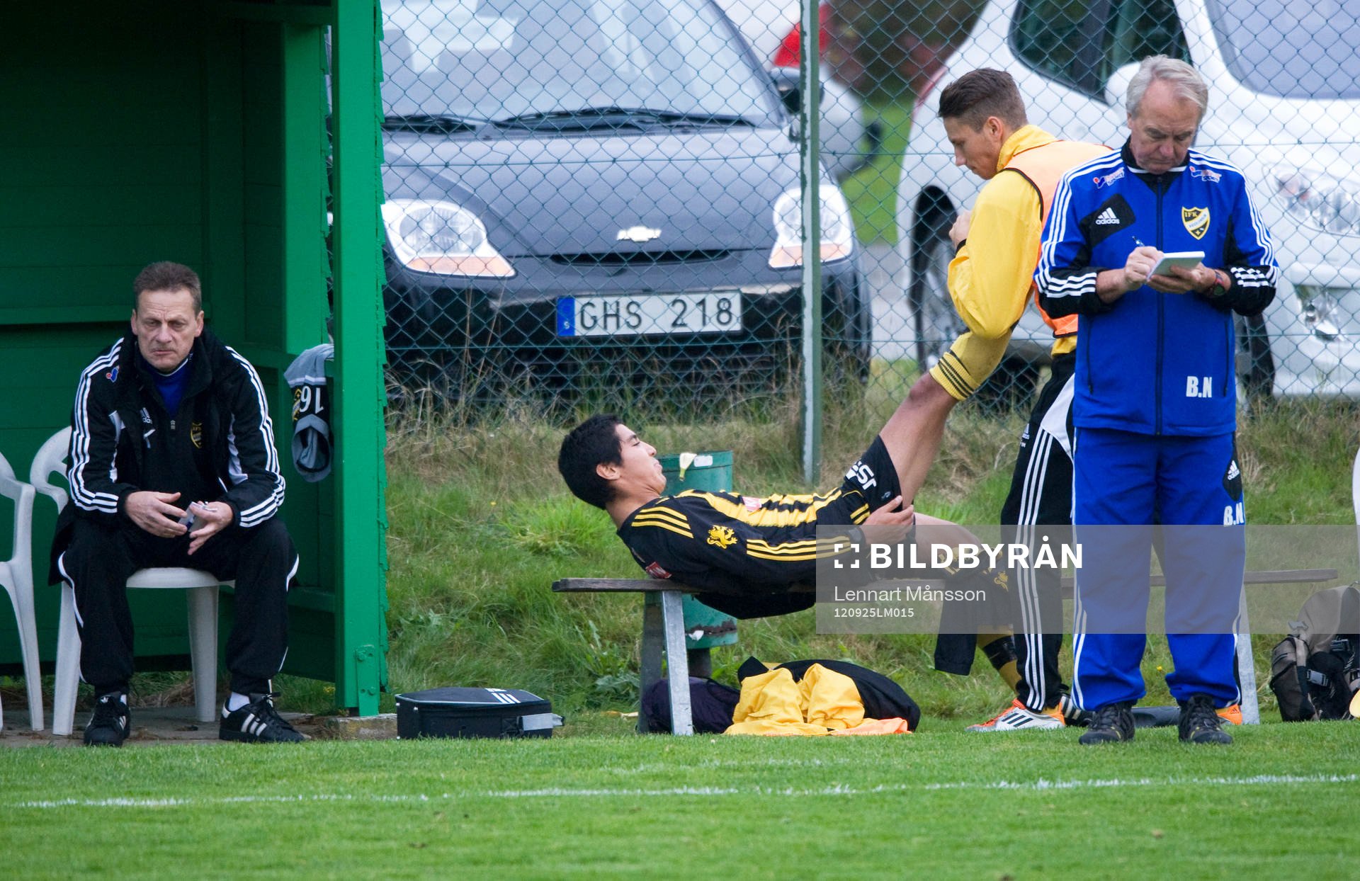 Skada, behandling, skadebehandling av spelare