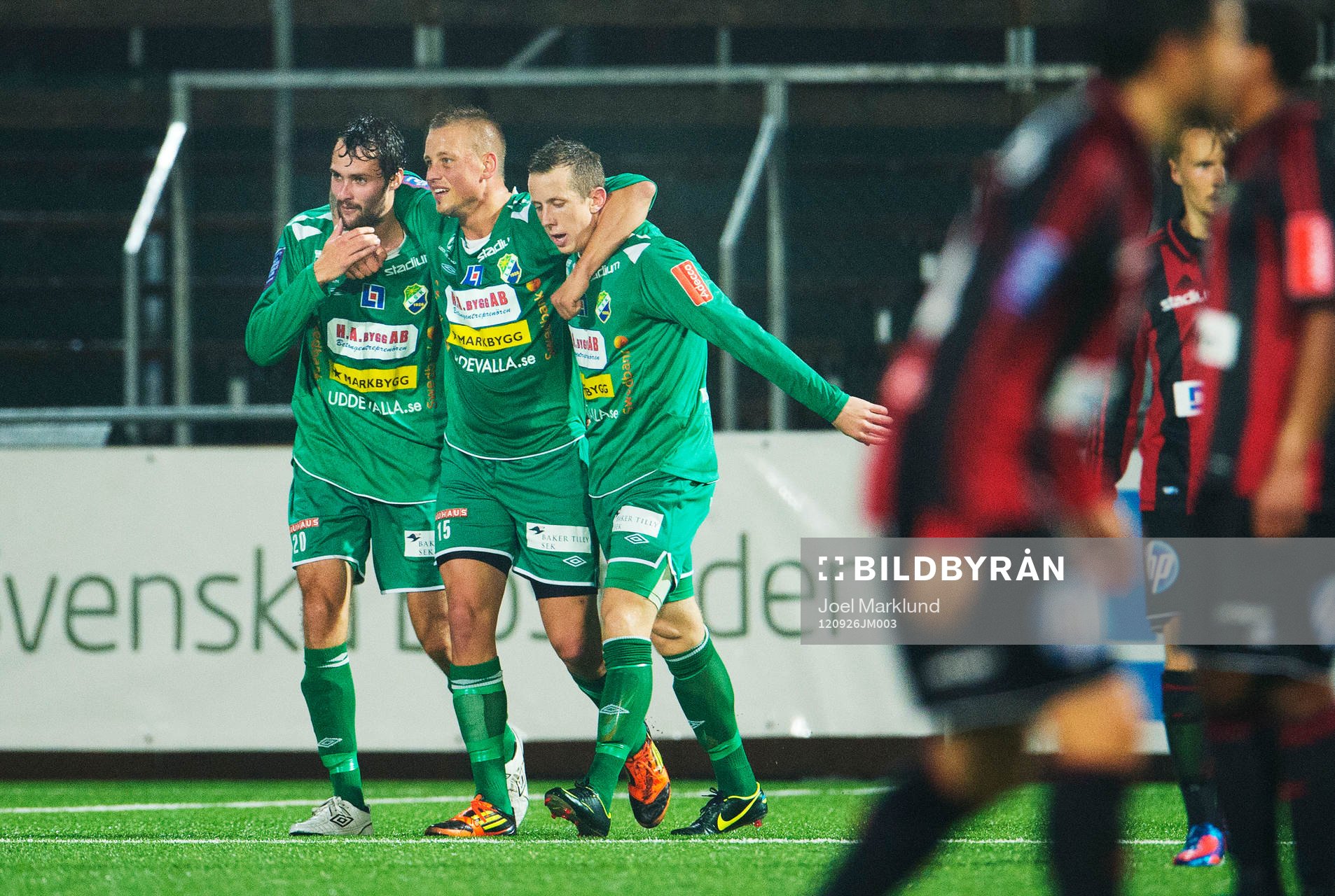 Tobias Mikaelsson, Sonny Karlsson och Robert Bagger,