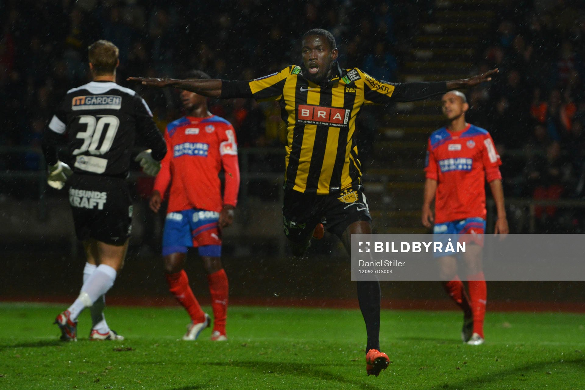 Dioh Williams, Häcken gör 2-1 och jublar