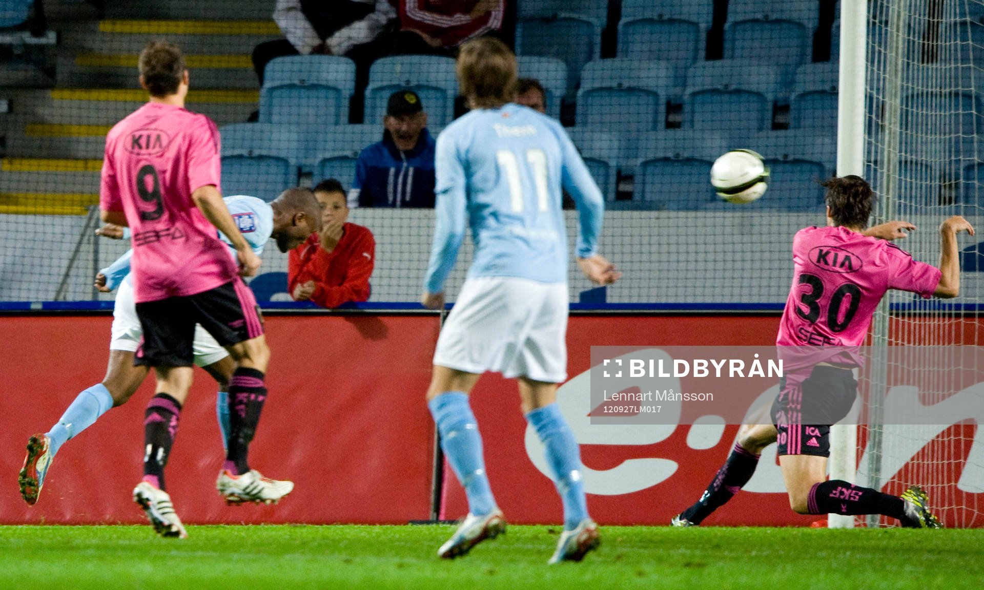 1-0 Tokelo Rantie, Malmö, på nick