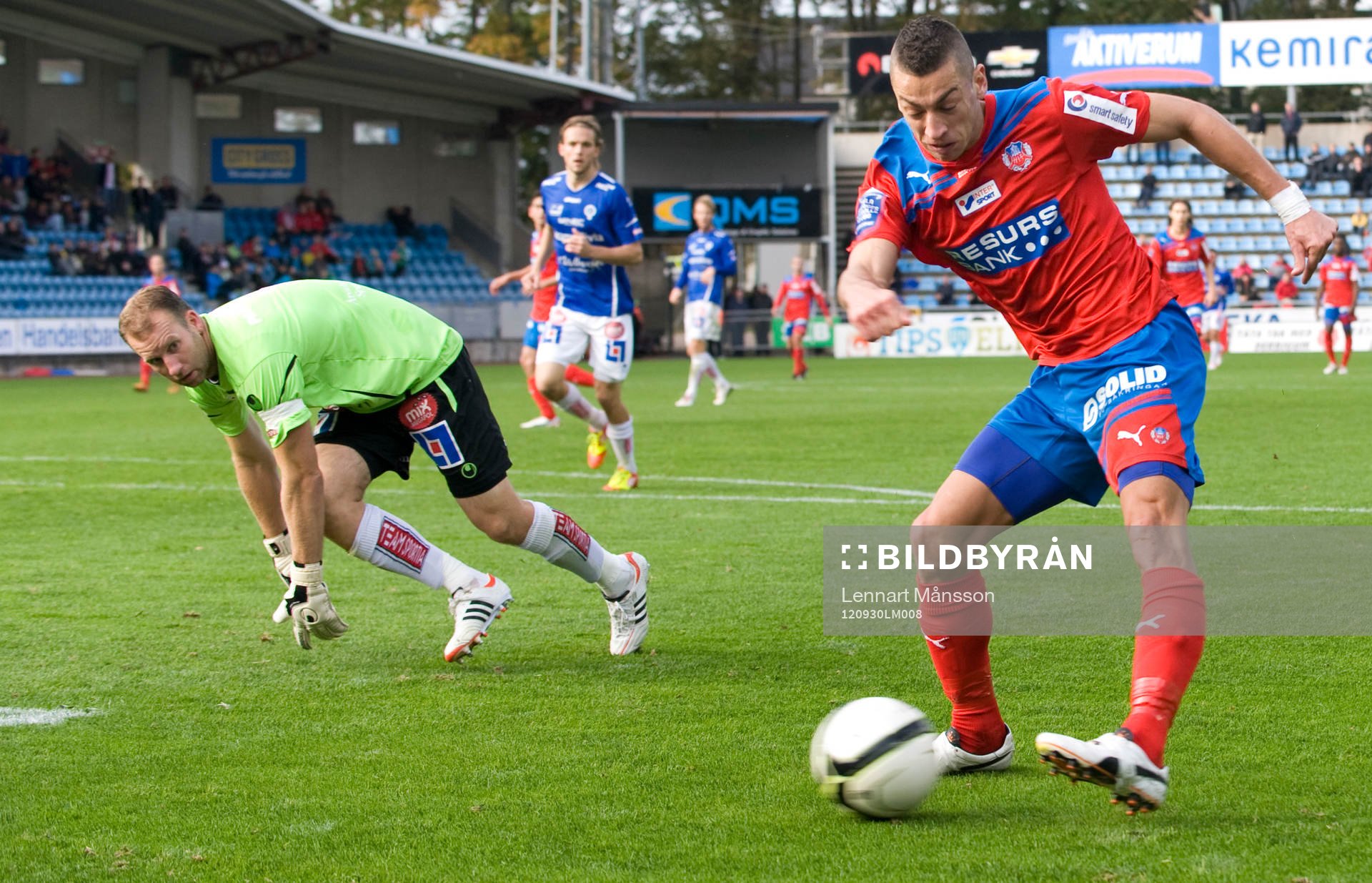 3-0 Nikola Djurdjic, Helsingborg, som rundar Henrik