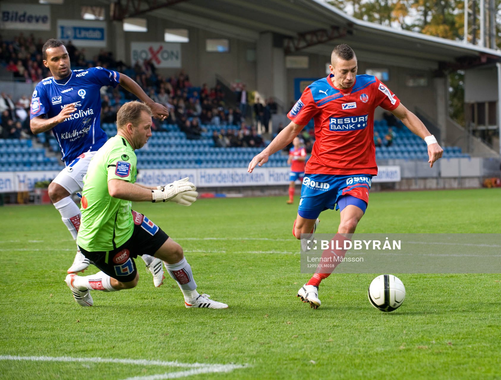 3-0 Nikola Djurdjic, Helsingborg, som rundar Henrik