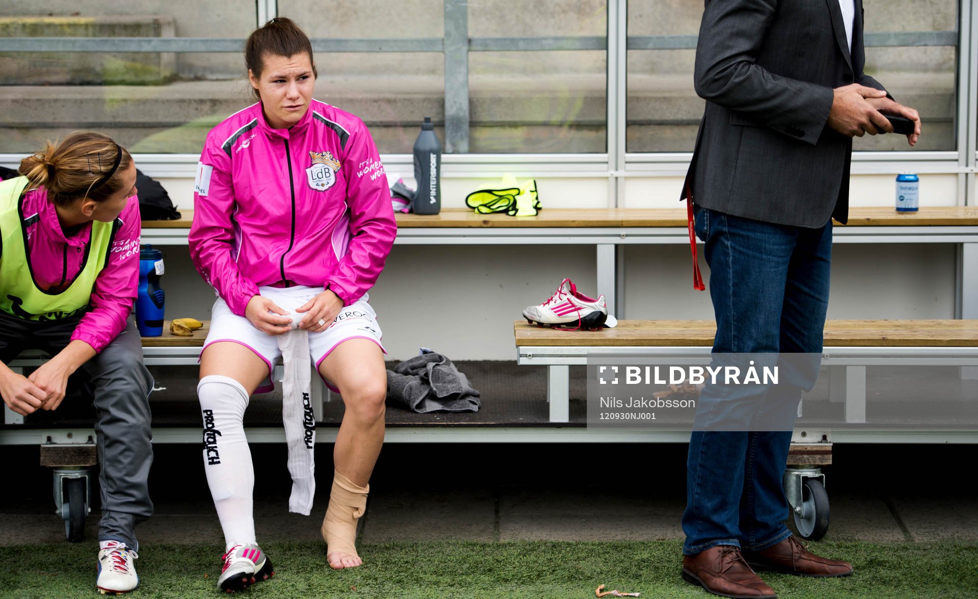 Ramona Bachmann, LDB Malmö blev utbytt skadad, skada