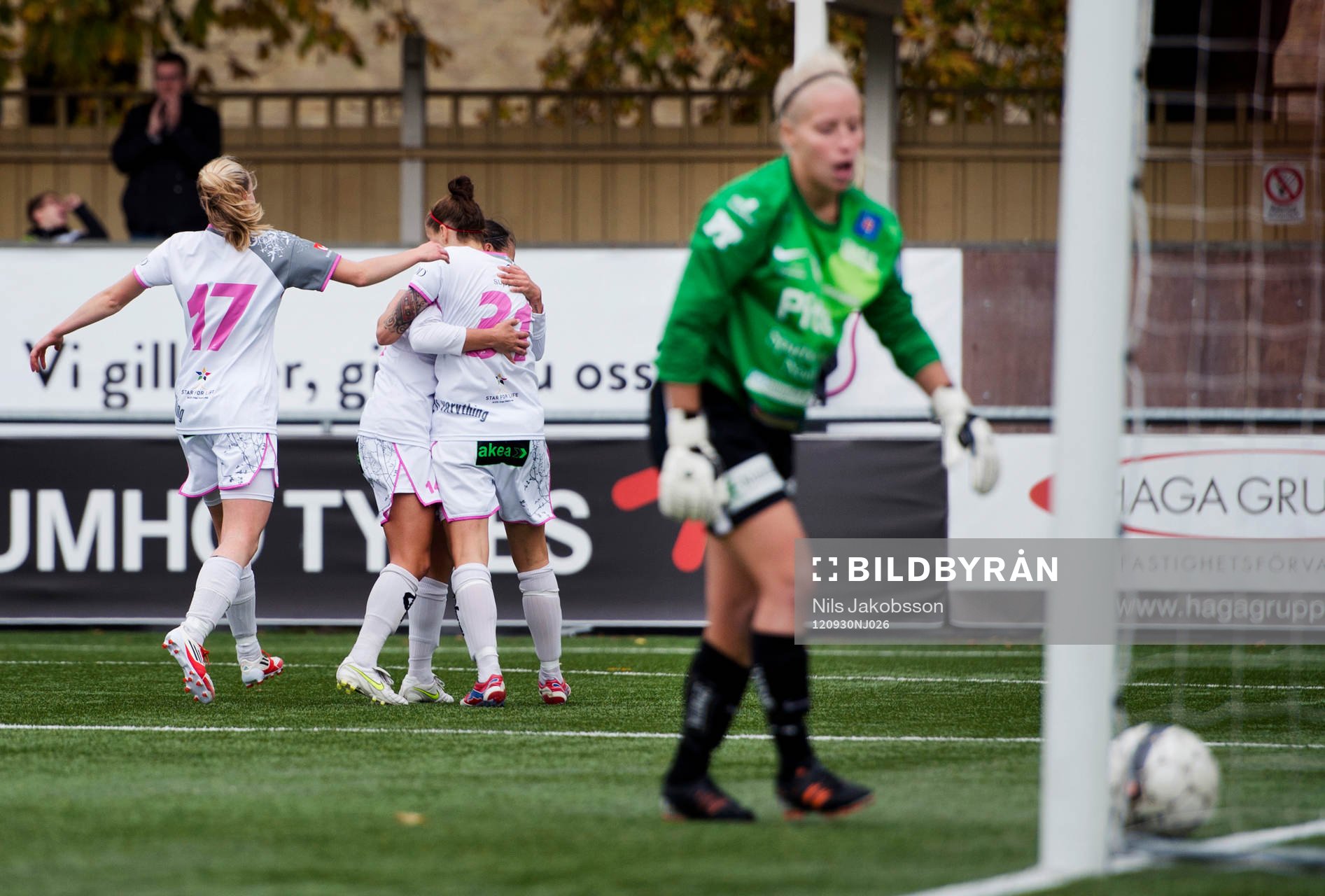 LDB Malmö jublar, Maria Rönnbäck, målvakt, PIteå,