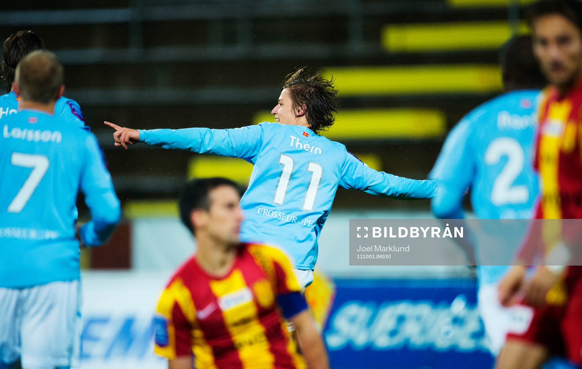 Simon Thern, Malmö FF, jublar