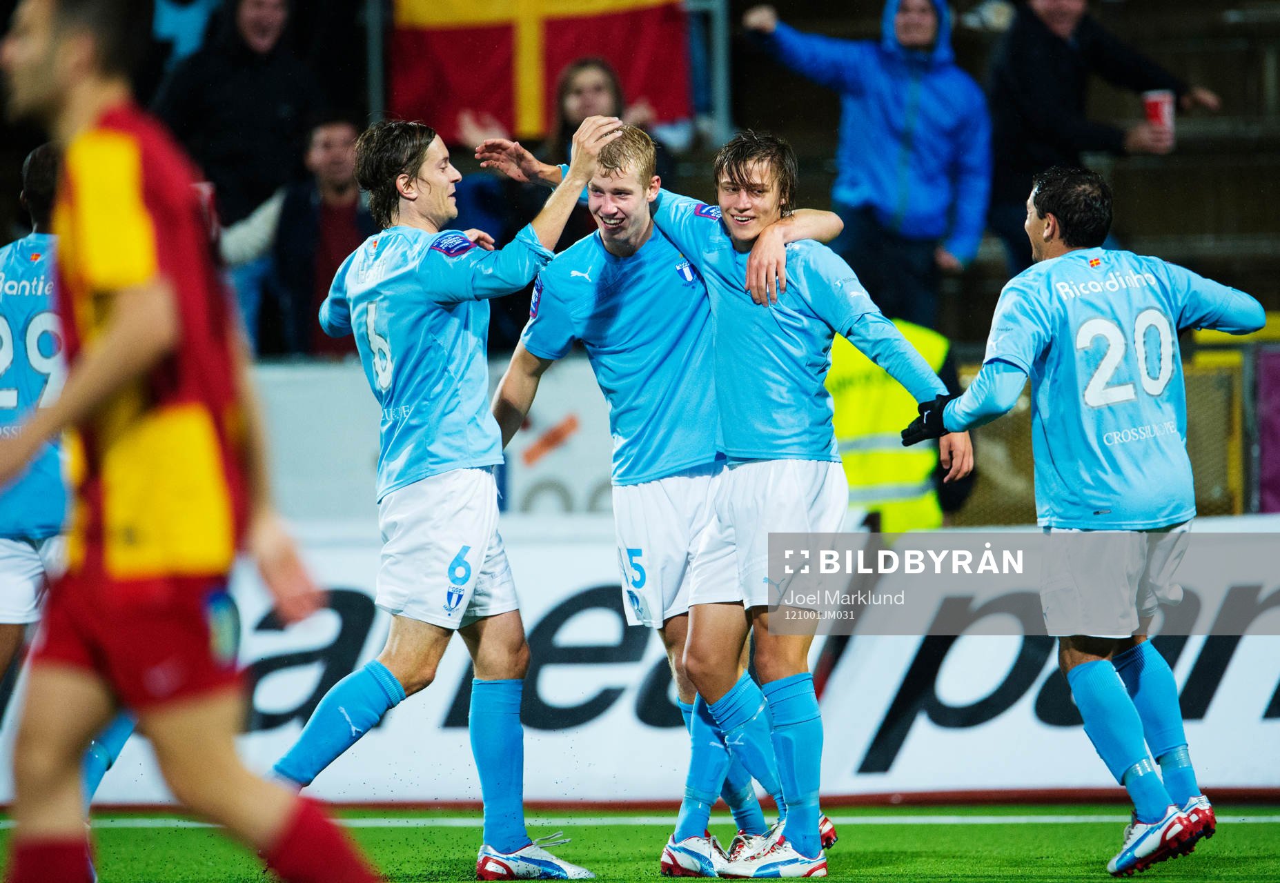 Markus Halsti, Filip Helander, Simon Thern och Ricardo