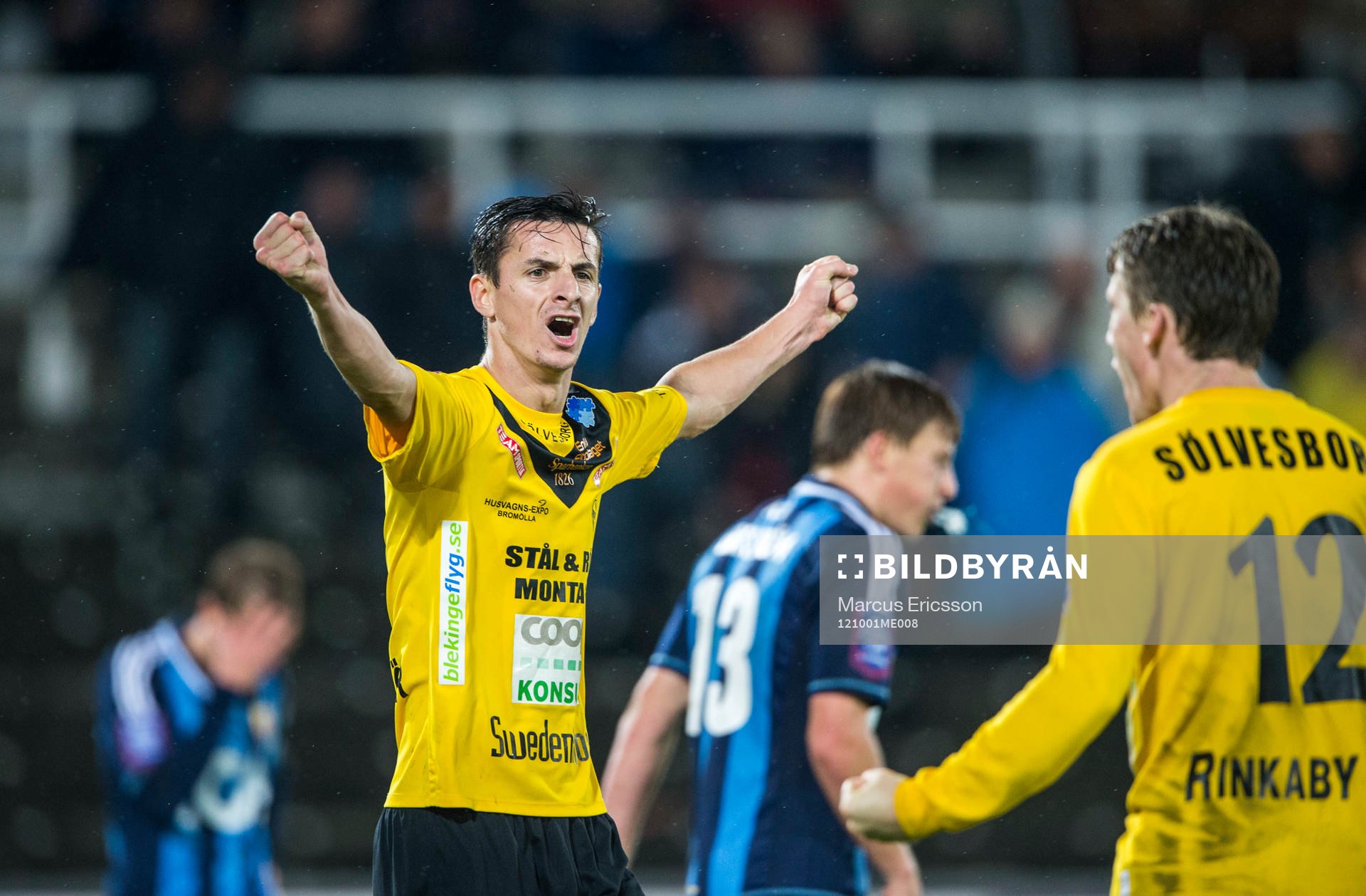 Haris Radetinac, Mjällby jublar på slutsignal