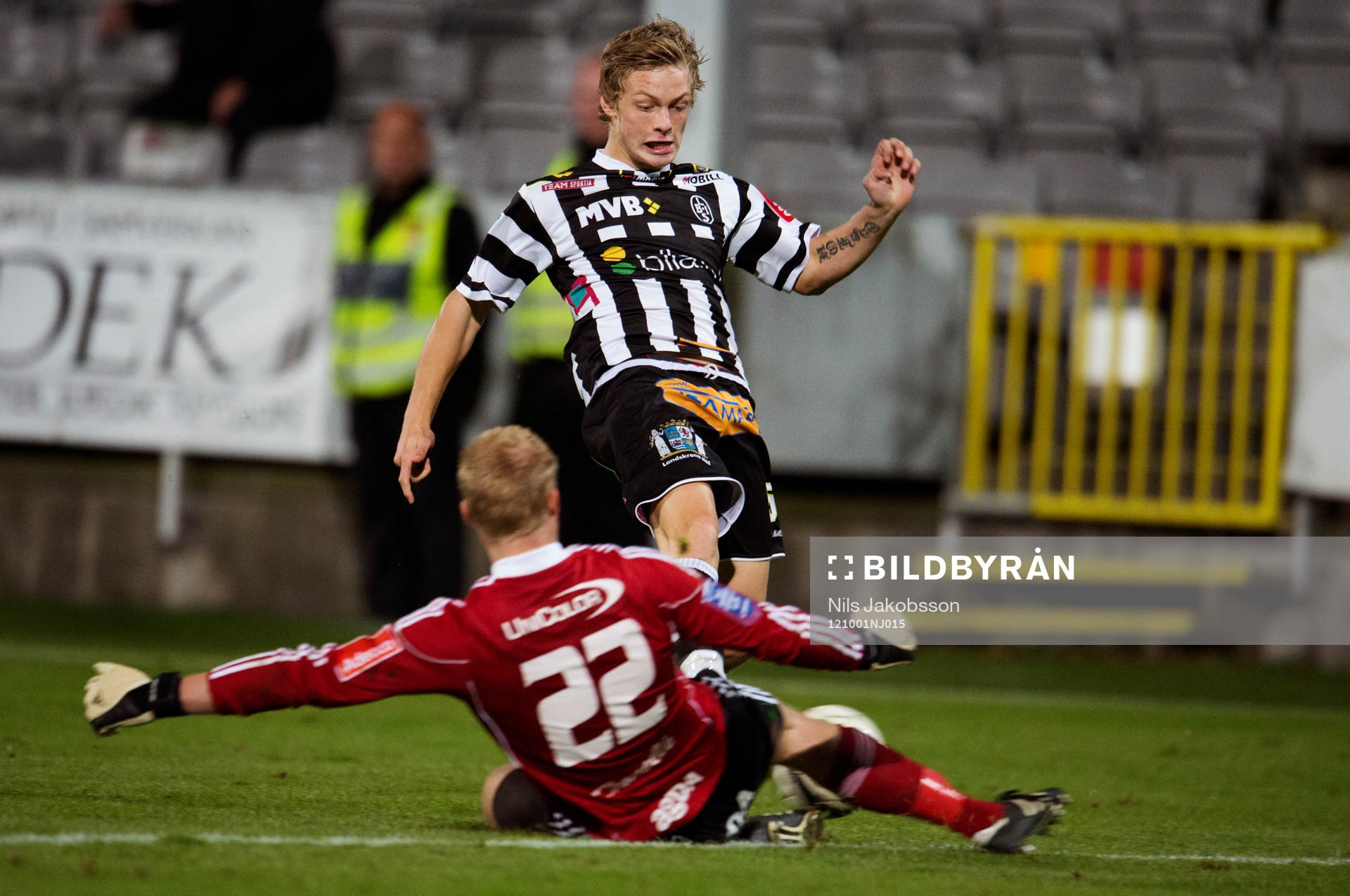 Robin Eliasson Hofsö, Landskrona, Hampus Nilsson,