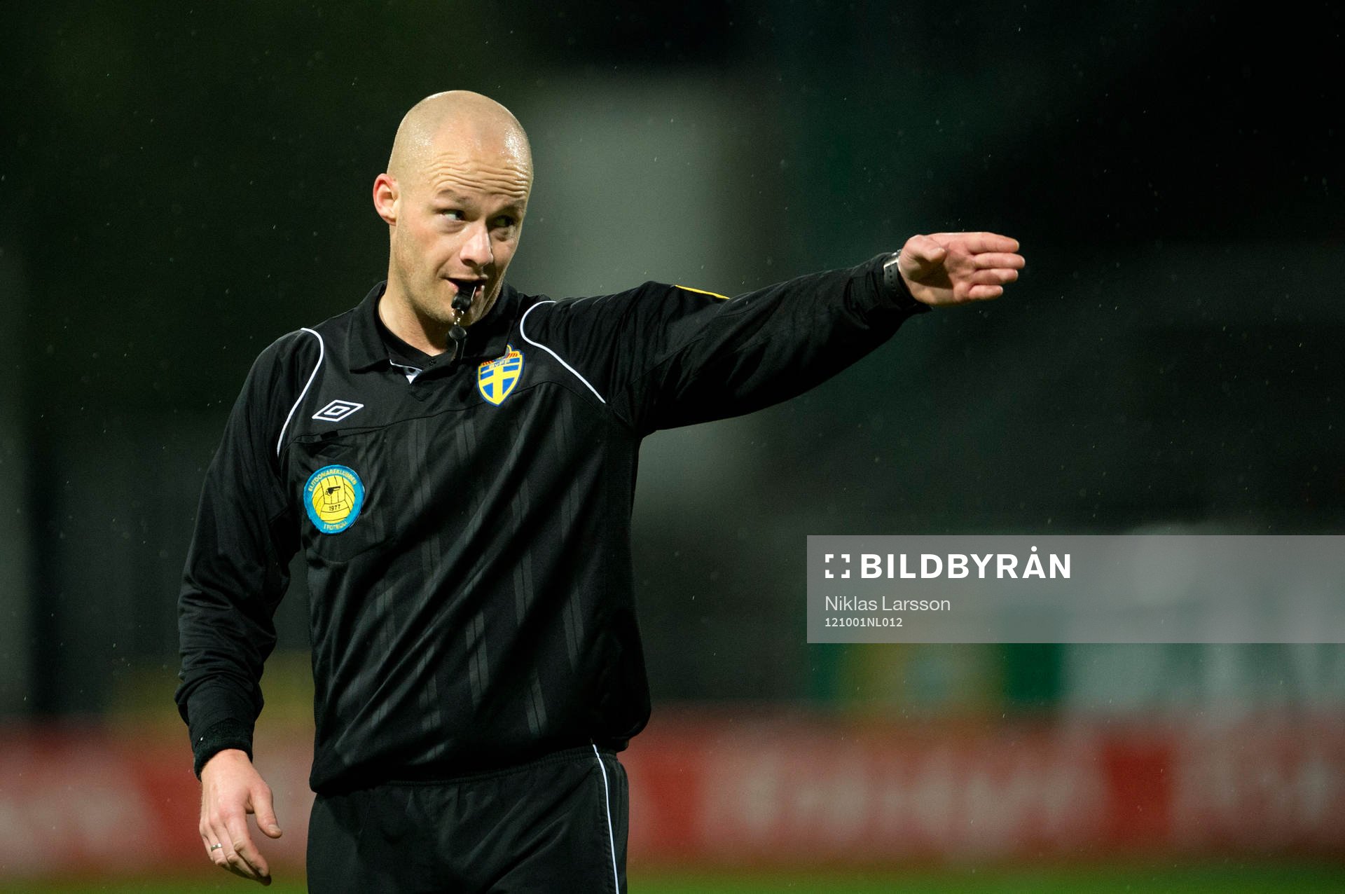 Fotboll, Superettan, Hammarby - Värnamo: Niklas Abrahamsson, domare.