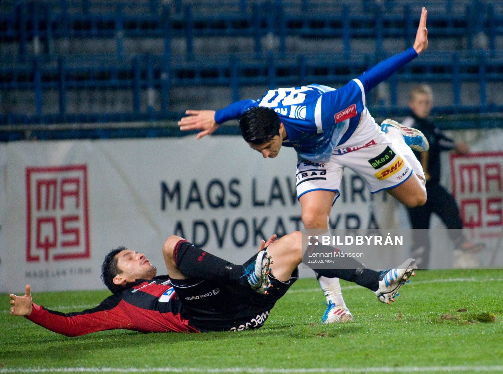 Yousef Fakhro, Trelleborg, och Pablo Pinones Arce,
