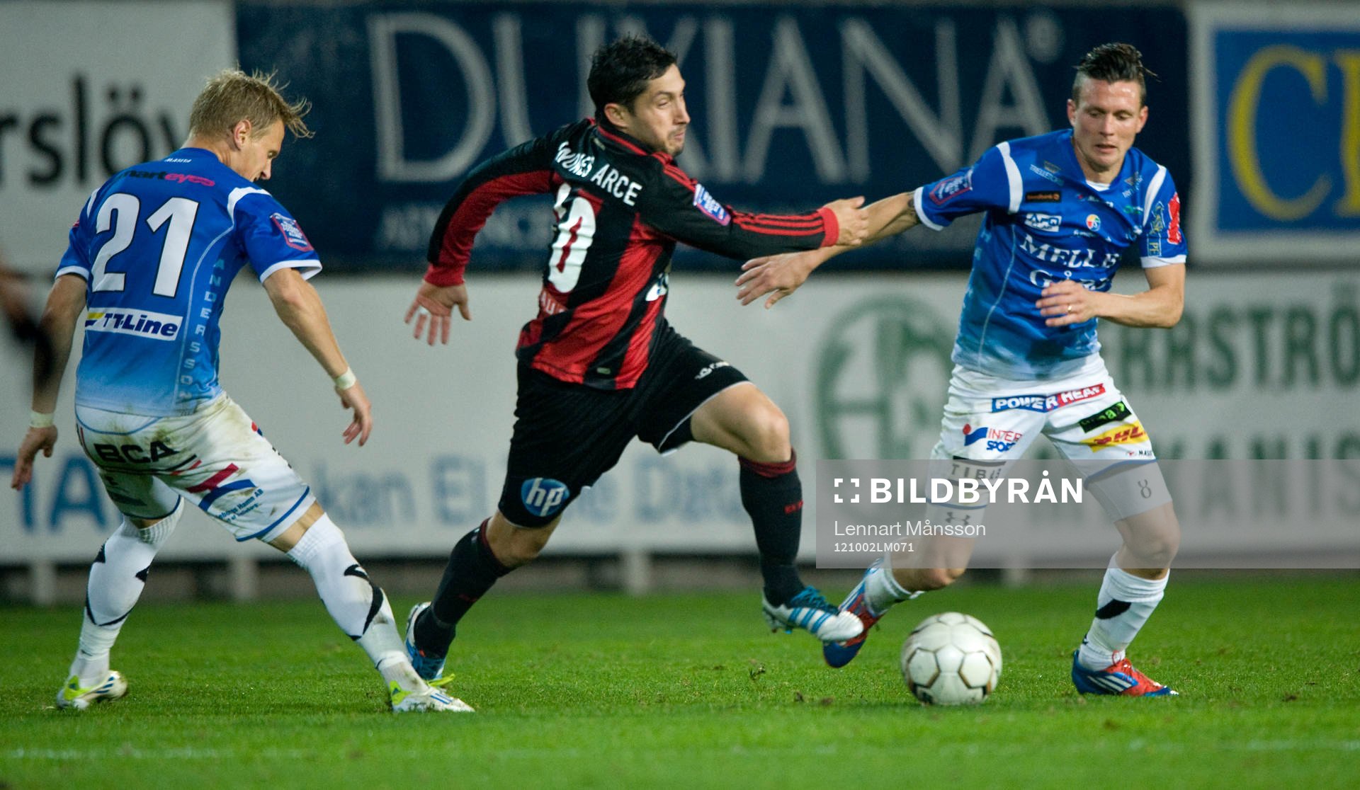 Pablo Pinones Arce, Brommapojkarna, mot Magnus Andersson